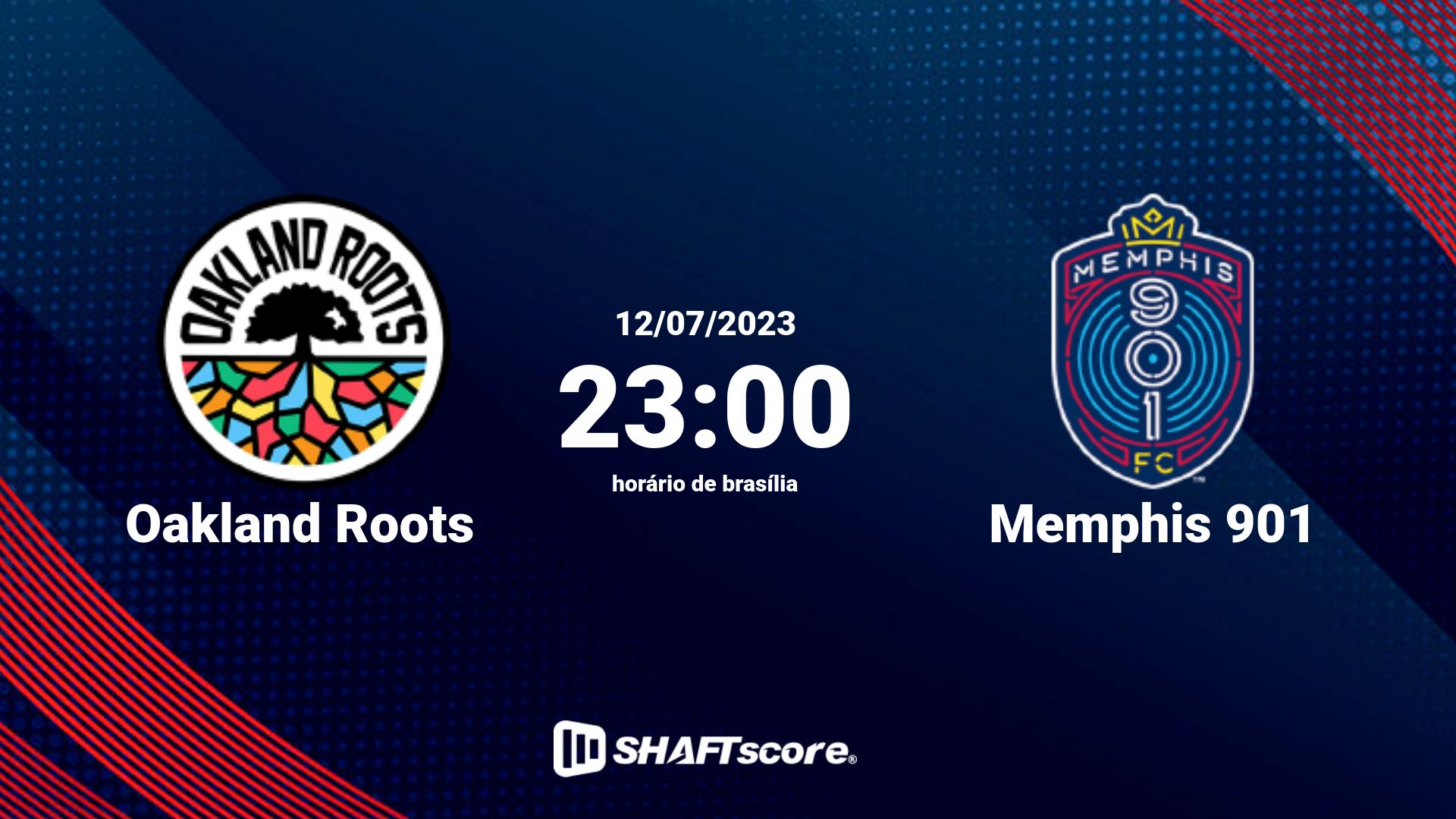 Estatísticas do jogo Oakland Roots vs Memphis 901 12.07 23:00