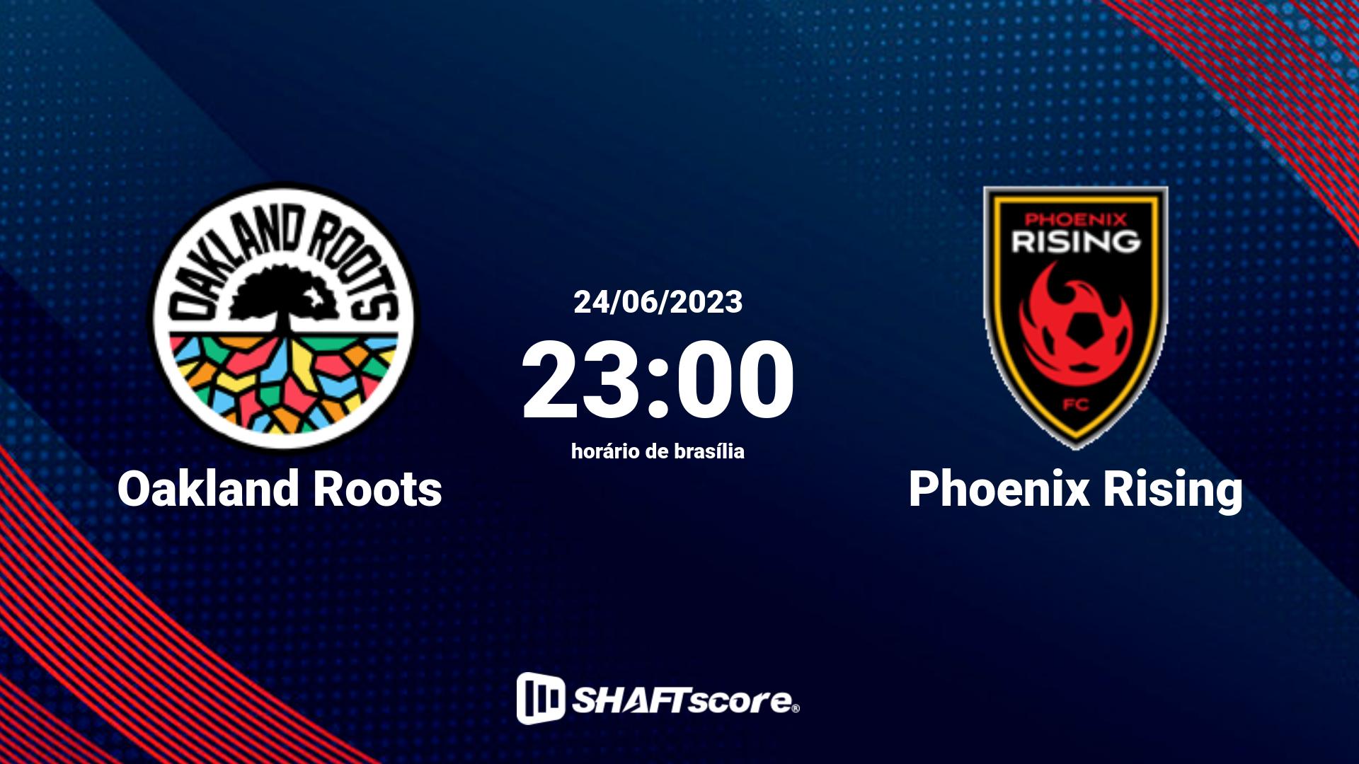 Estatísticas do jogo Oakland Roots vs Phoenix Rising 24.06 23:00