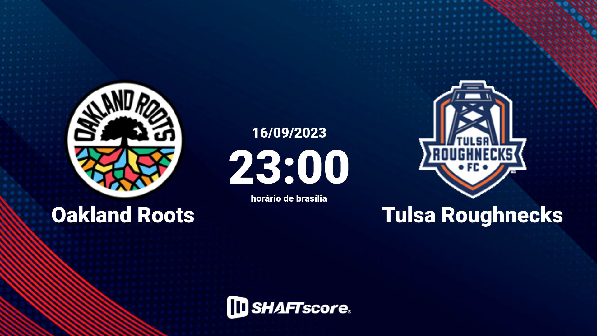 Estatísticas do jogo Oakland Roots vs Tulsa Roughnecks 16.09 23:00