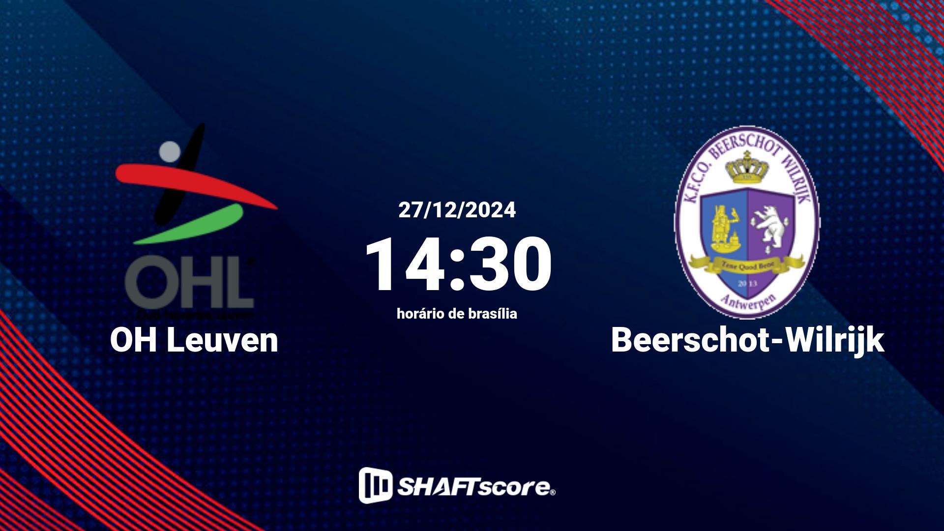 Estatísticas do jogo OH Leuven vs Beerschot-Wilrijk 27.12 14:30