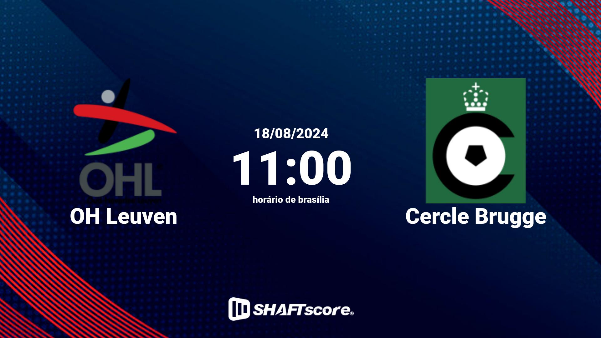 Estatísticas do jogo OH Leuven vs Cercle Brugge 18.08 11:00