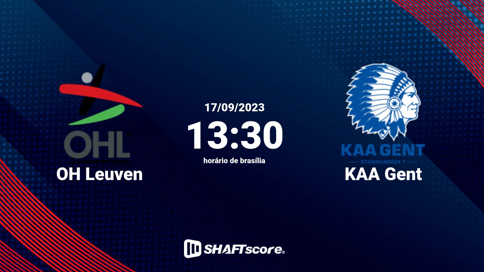 Estatísticas do jogo OH Leuven vs KAA Gent 17.09 13:30