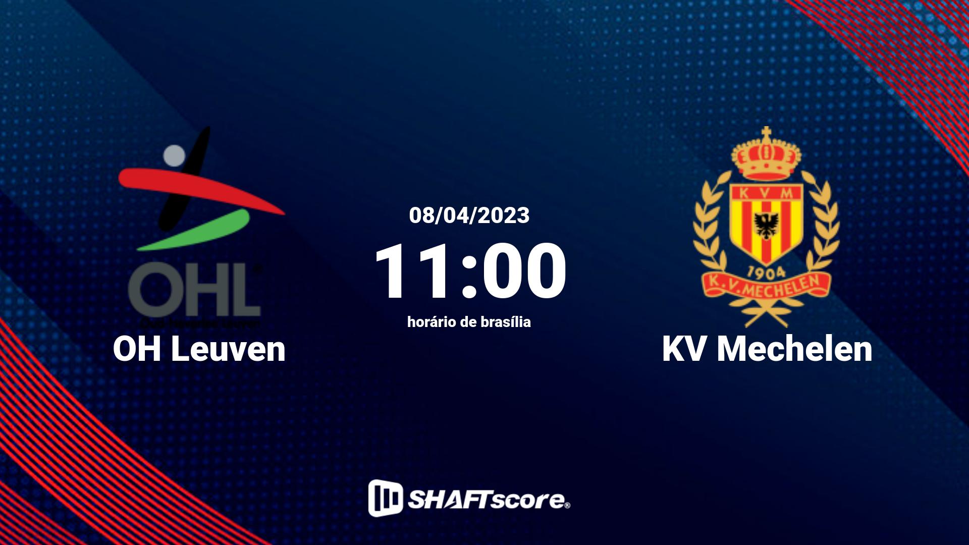 Estatísticas do jogo OH Leuven vs KV Mechelen 08.04 11:00