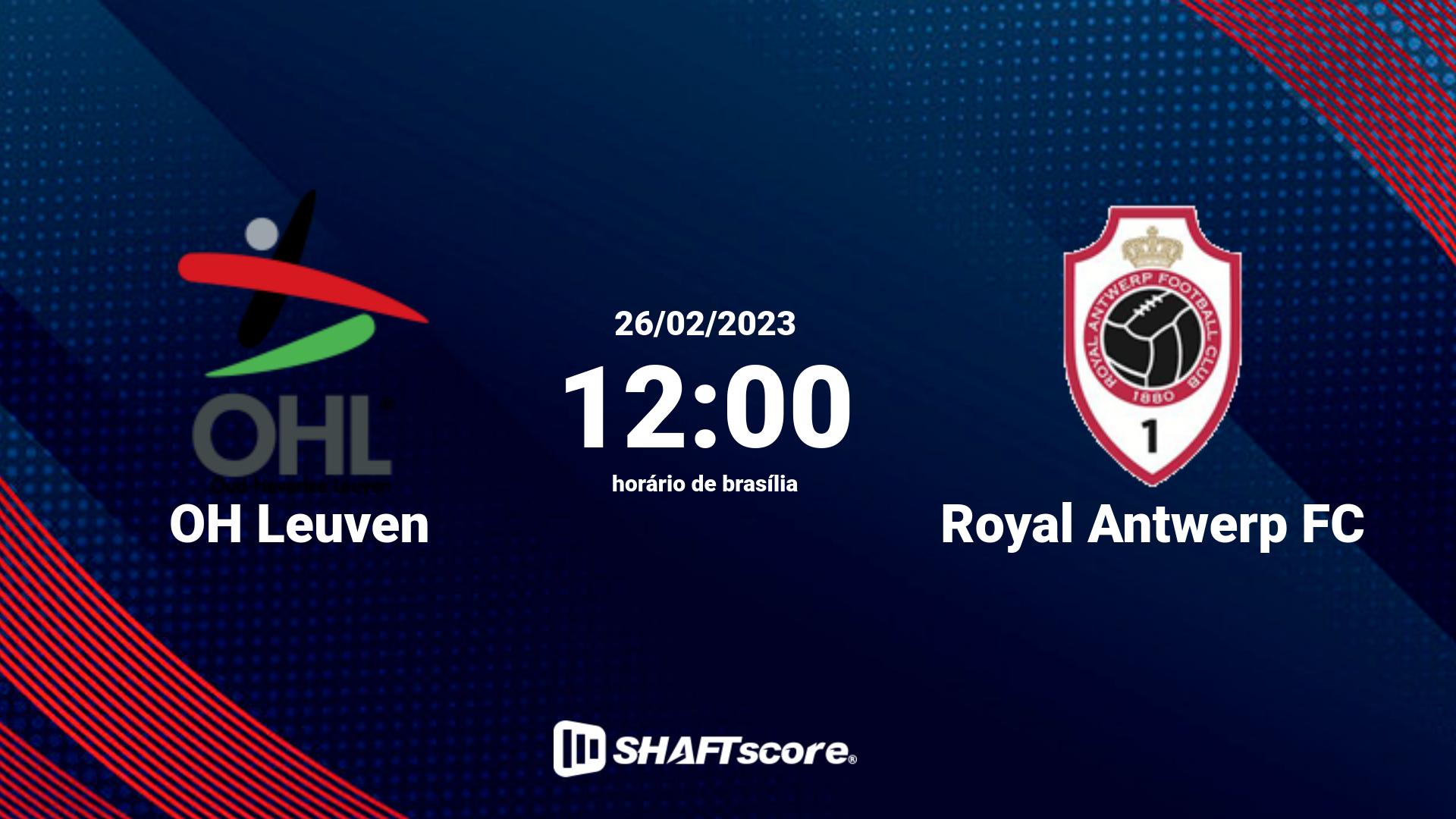 Estatísticas do jogo OH Leuven vs Royal Antwerp FC 26.02 12:00