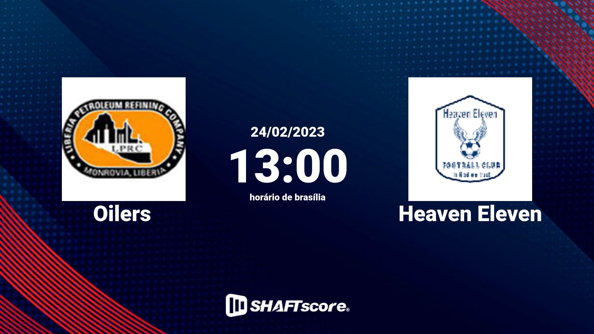 Estatísticas do jogo Oilers vs Heaven Eleven 24.02 13:00