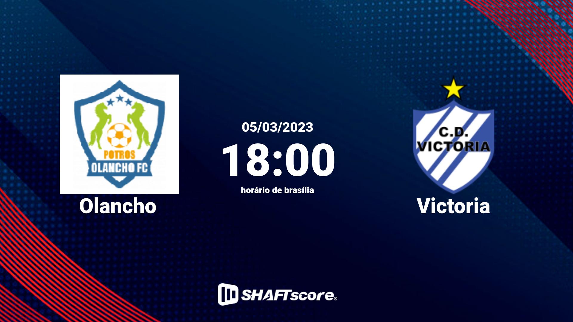 Estatísticas do jogo Olancho vs Victoria 05.03 18:00