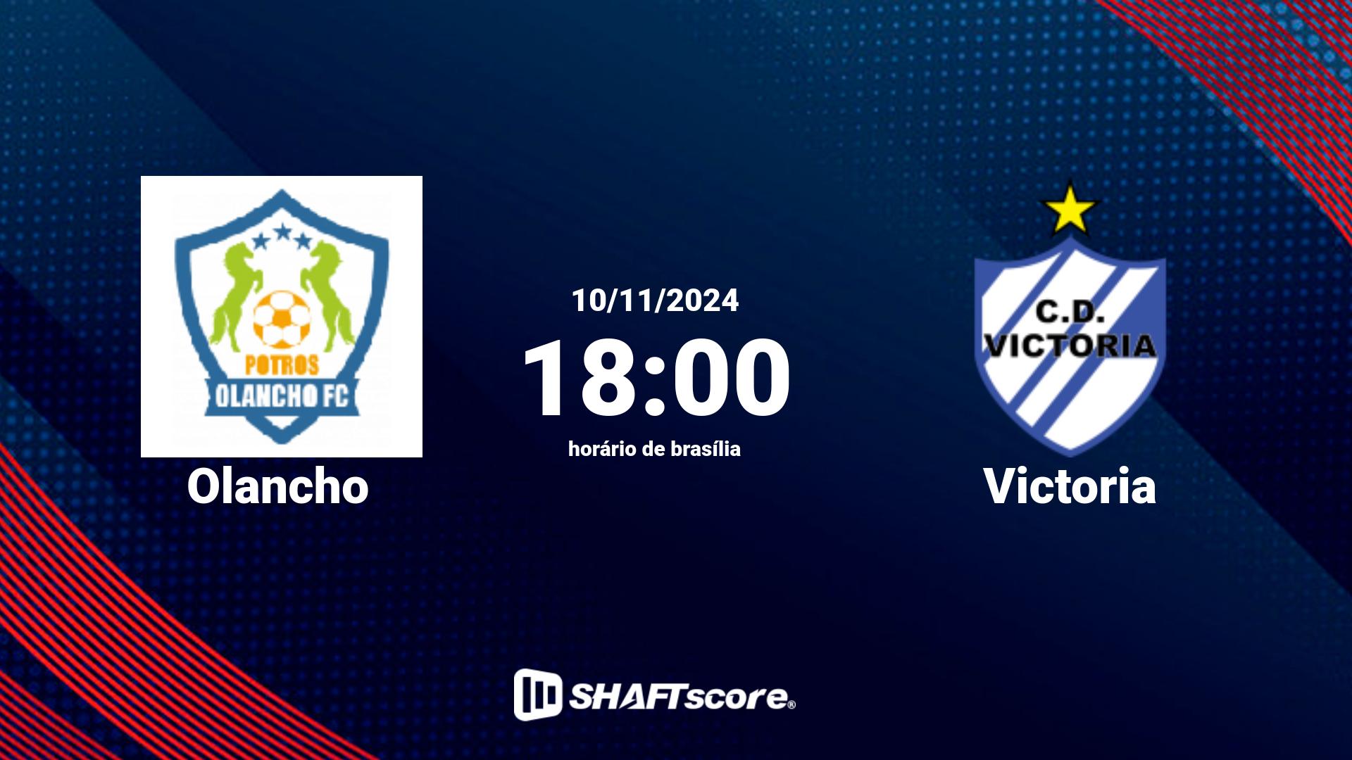 Estatísticas do jogo Olancho vs Victoria 10.11 18:00