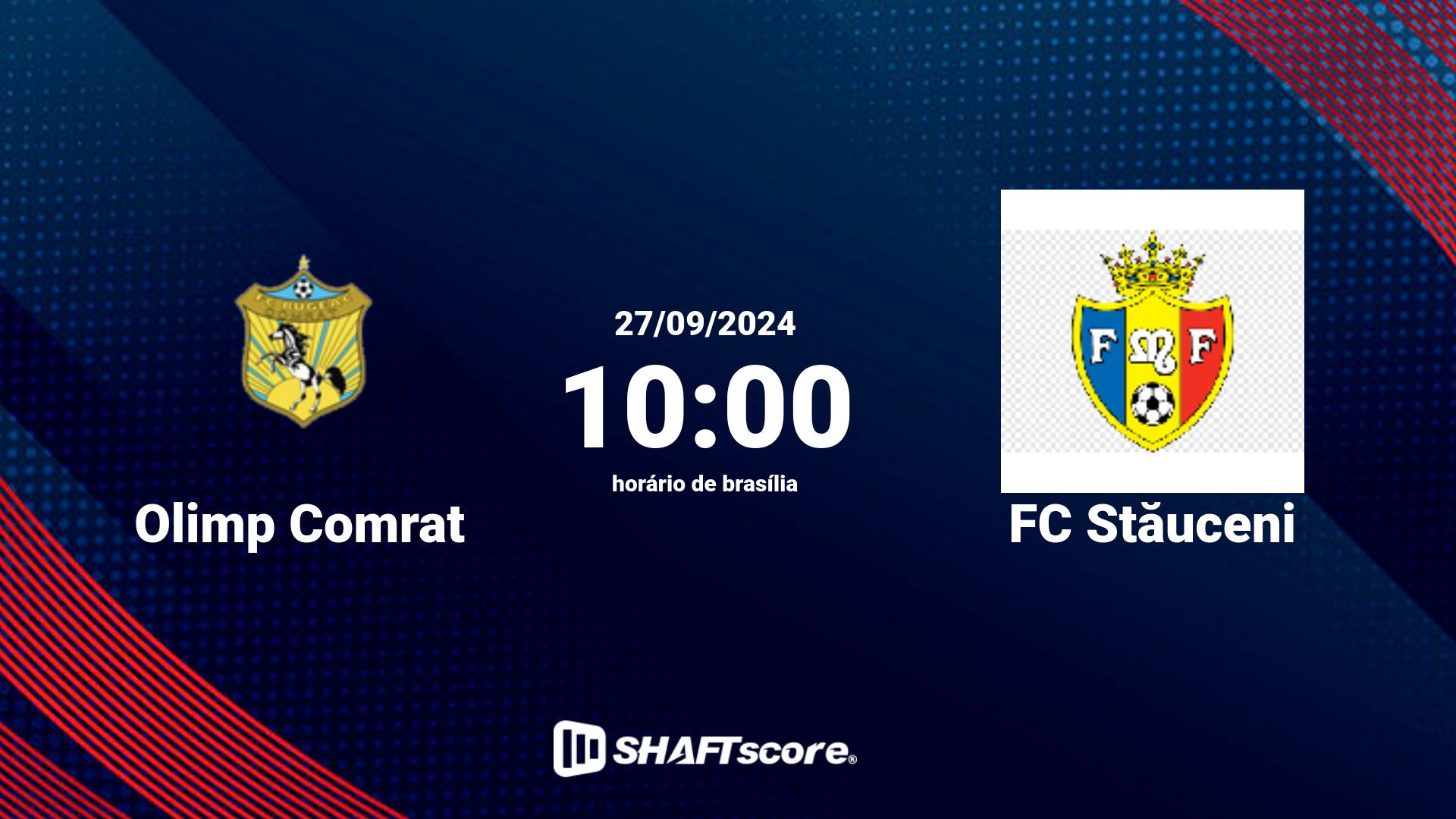 Estatísticas do jogo Olimp Comrat vs FC Stăuceni 27.09 10:00