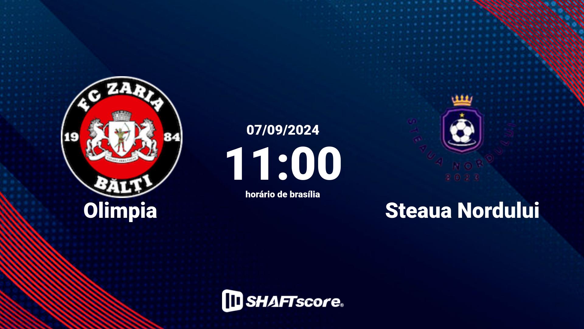 Estatísticas do jogo Olimpia vs Steaua Nordului 07.09 11:00