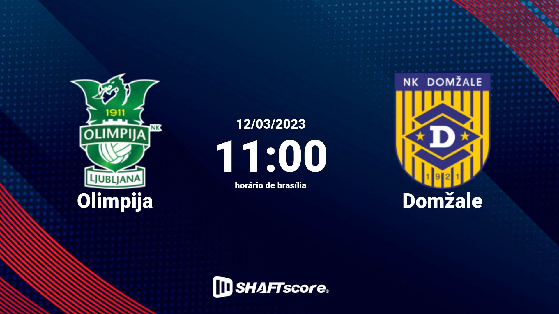 Estatísticas do jogo Olimpija vs Domžale 12.03 11:00