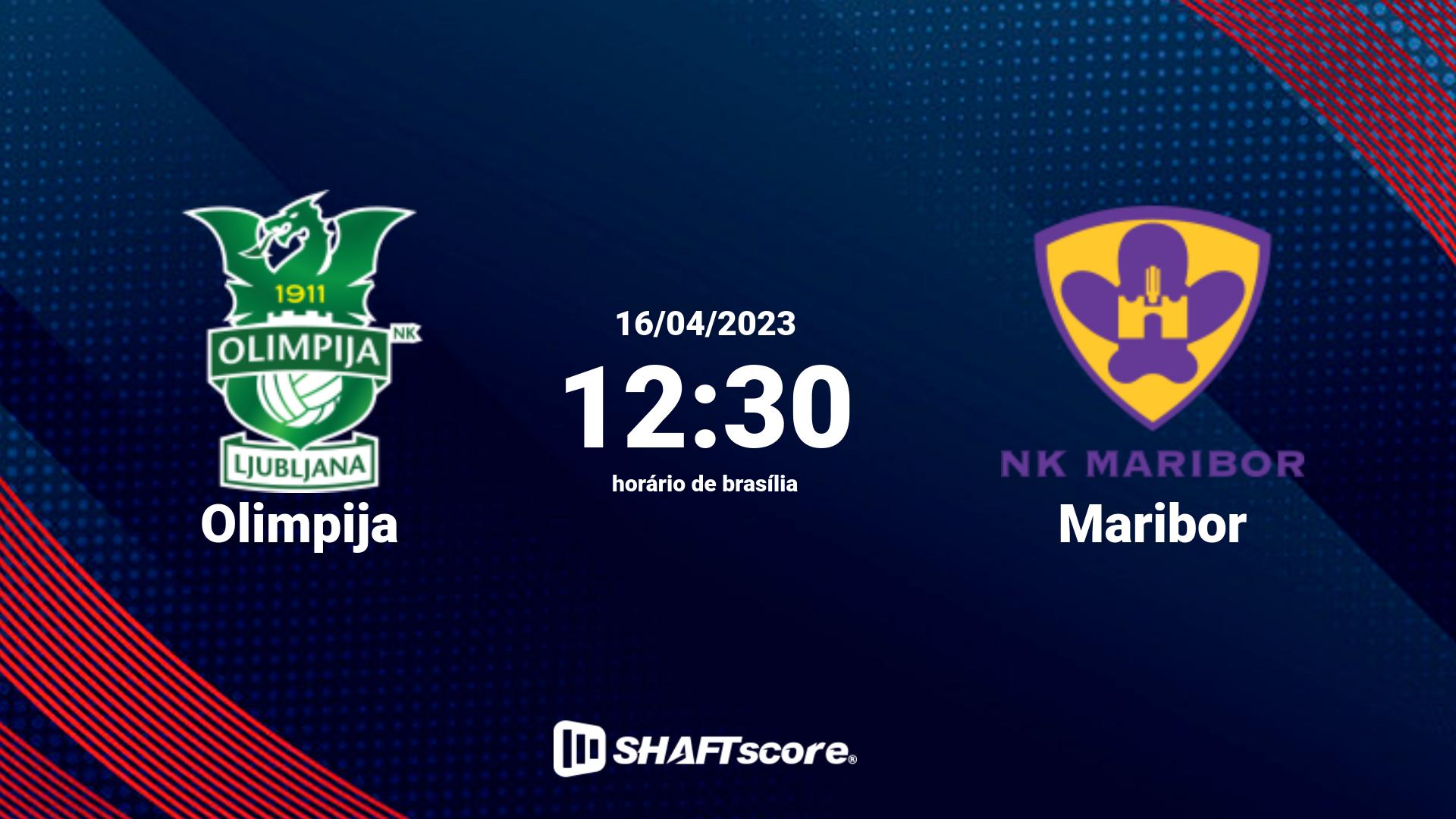 Estatísticas do jogo Olimpija vs Maribor 16.04 12:30