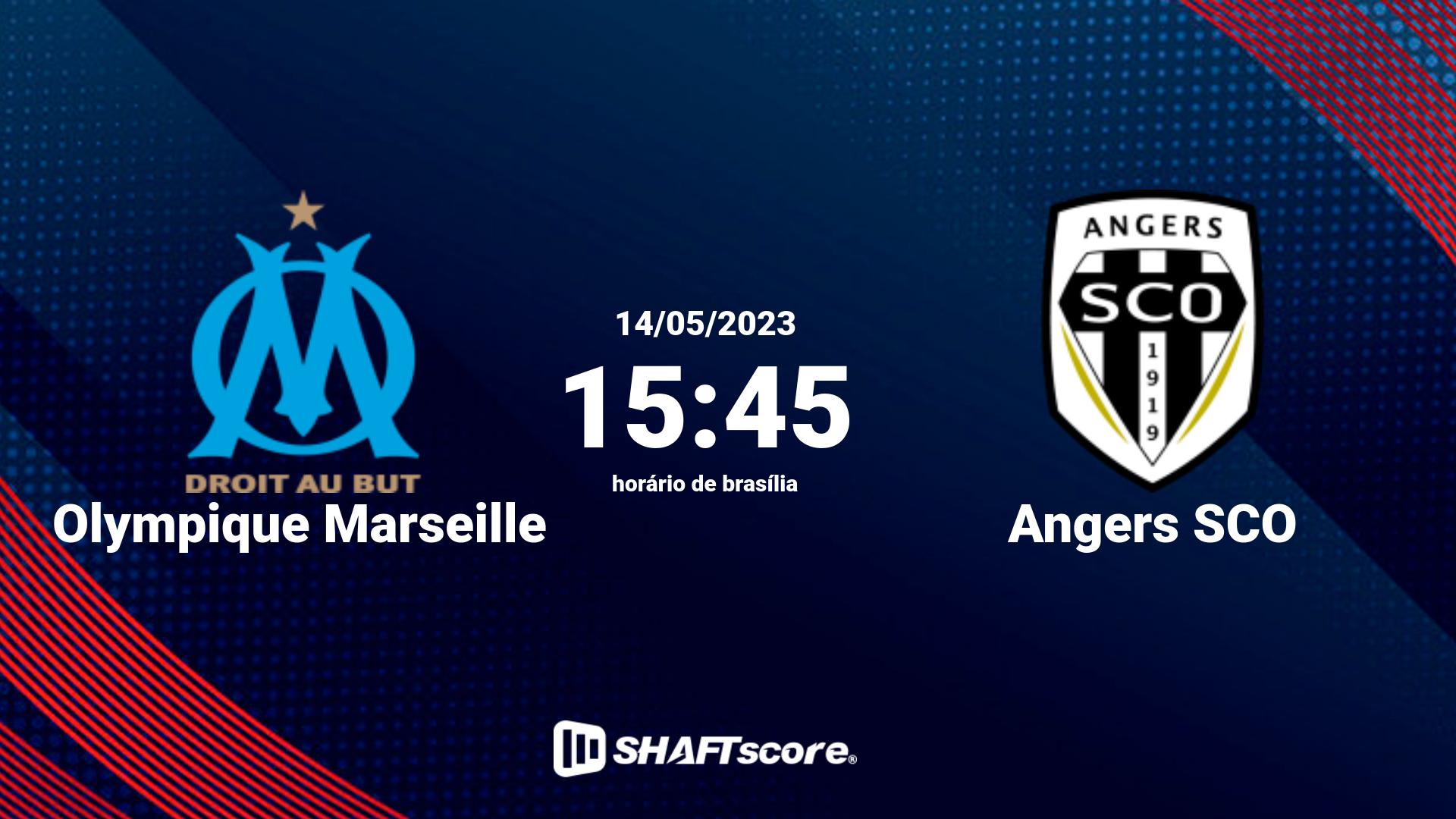 Estatísticas do jogo Olympique Marseille vs Angers SCO 14.05 15:45