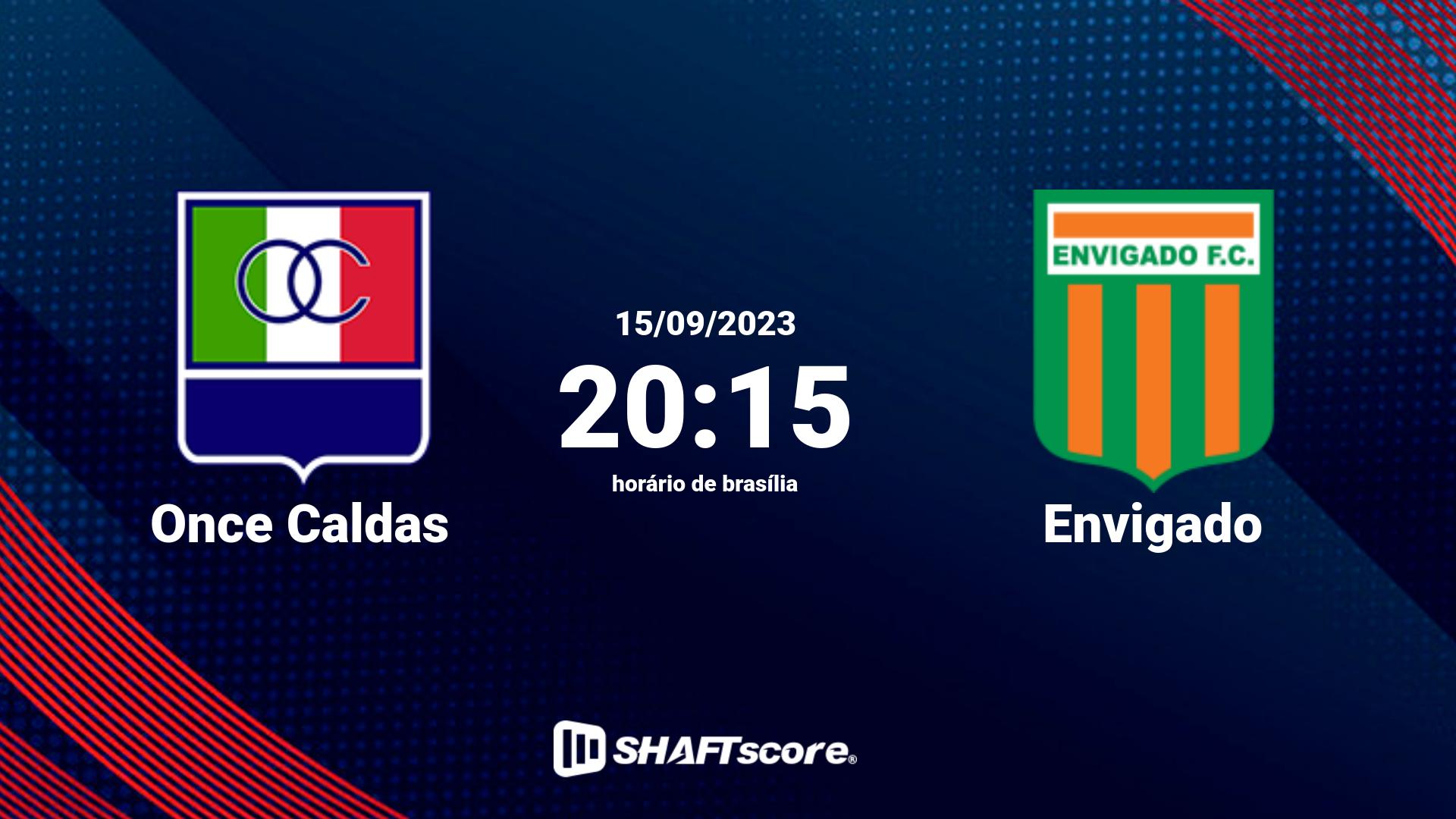 Estatísticas do jogo Once Caldas vs Envigado 15.09 20:15