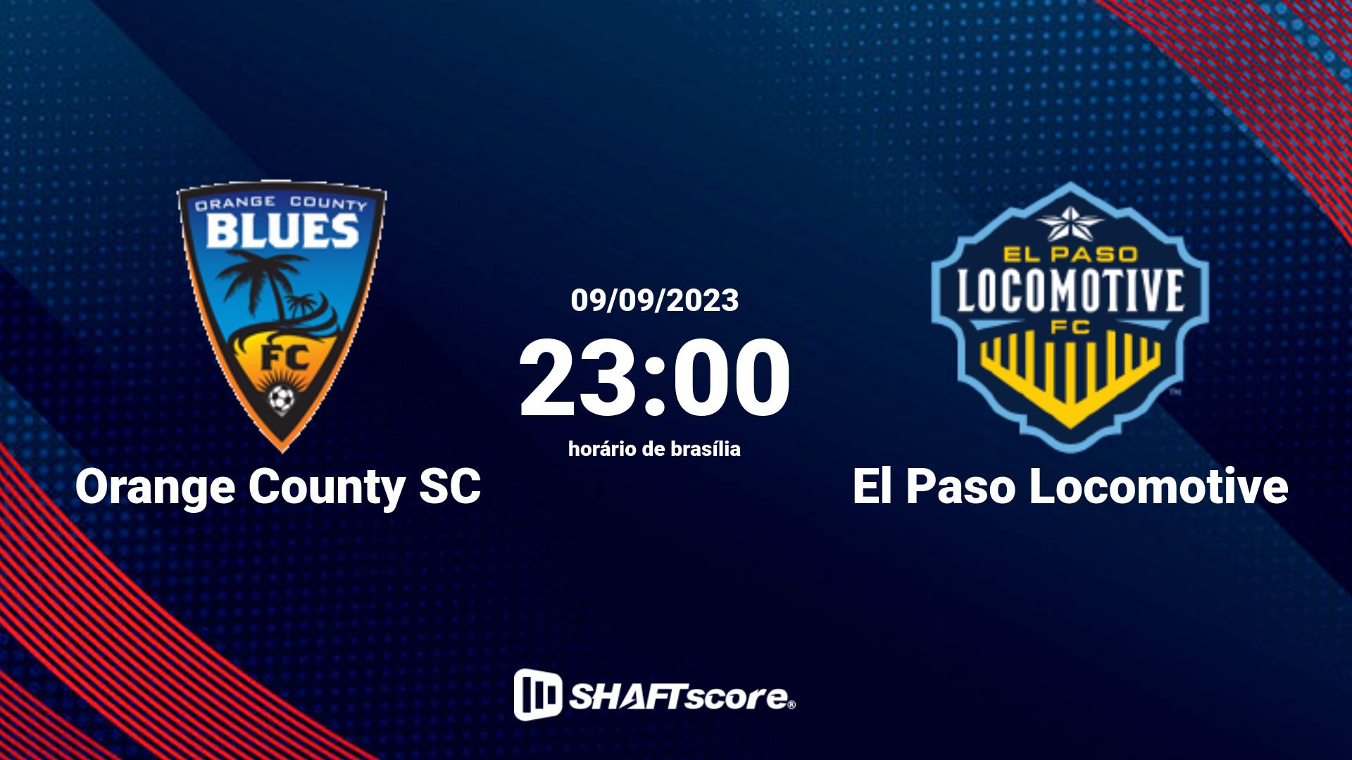 Estatísticas do jogo Orange County SC vs El Paso Locomotive 09.09 23:00