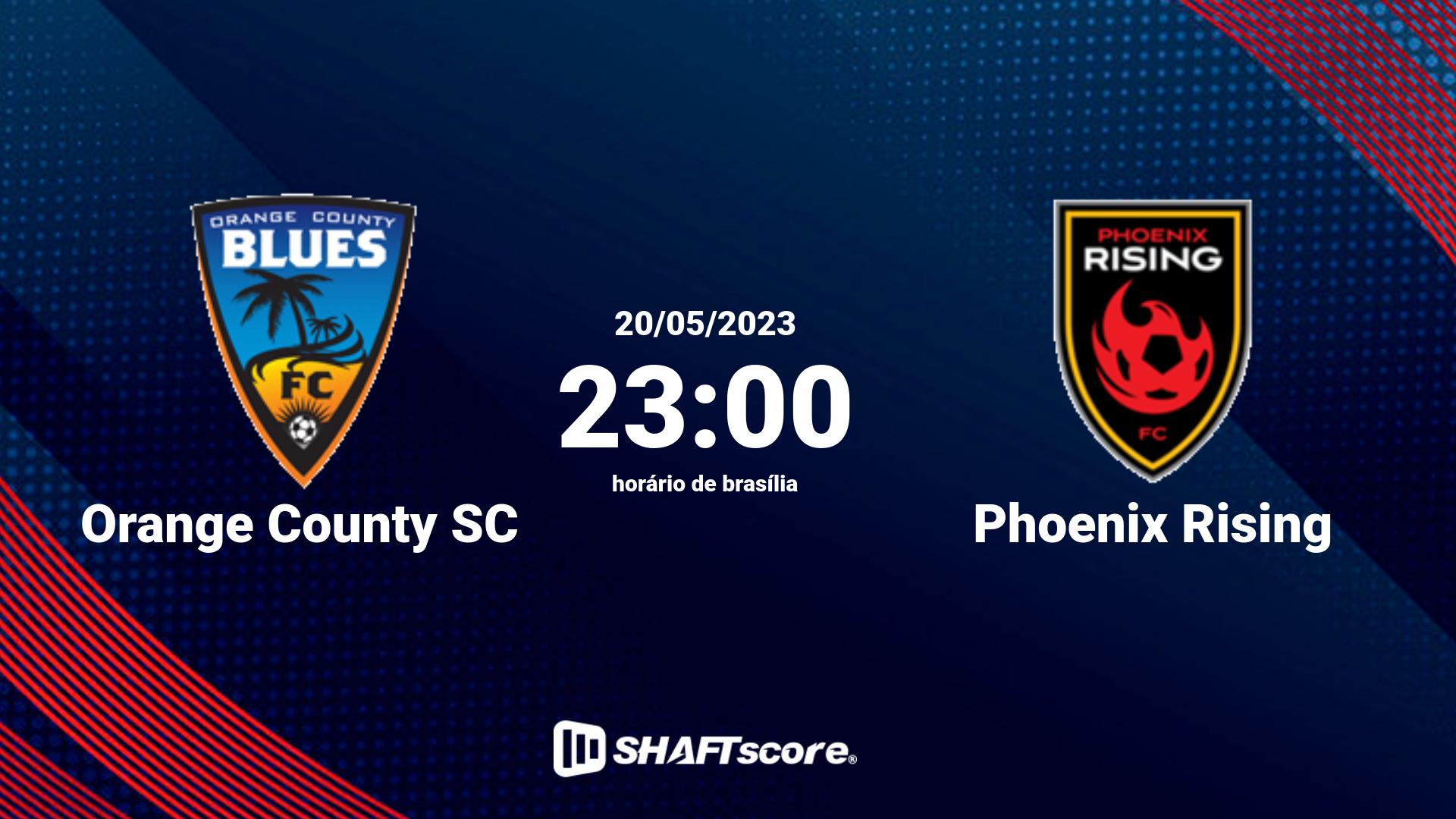 Estatísticas do jogo Orange County SC vs Phoenix Rising 20.05 23:00