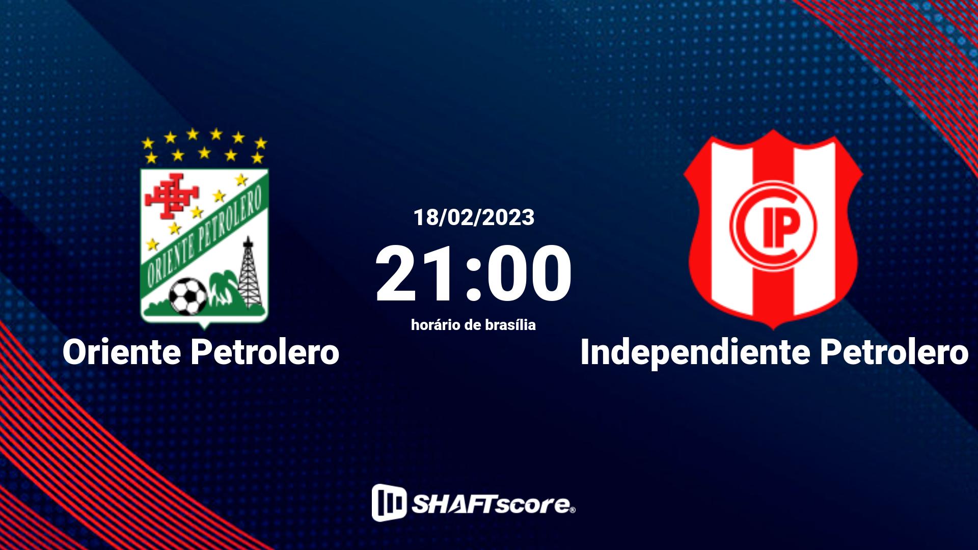 Estatísticas do jogo Oriente Petrolero vs Independiente Petrolero 18.02 21:00