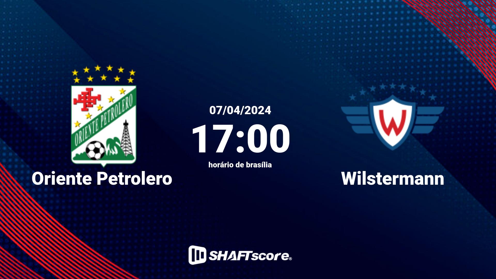 Estatísticas do jogo Oriente Petrolero vs Wilstermann 07.04 17:00