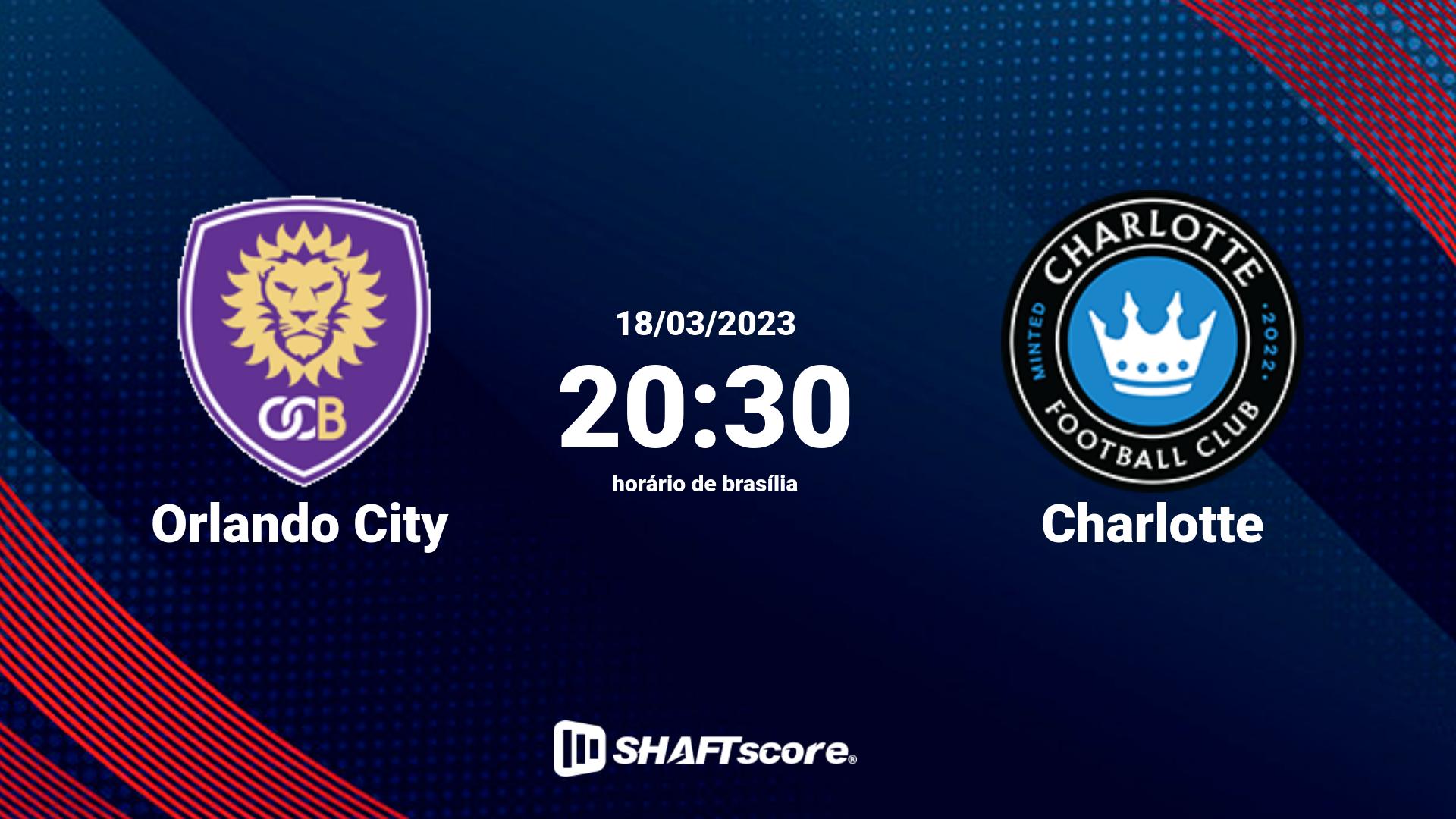 Estatísticas do jogo Orlando City vs Charlotte 18.03 20:30