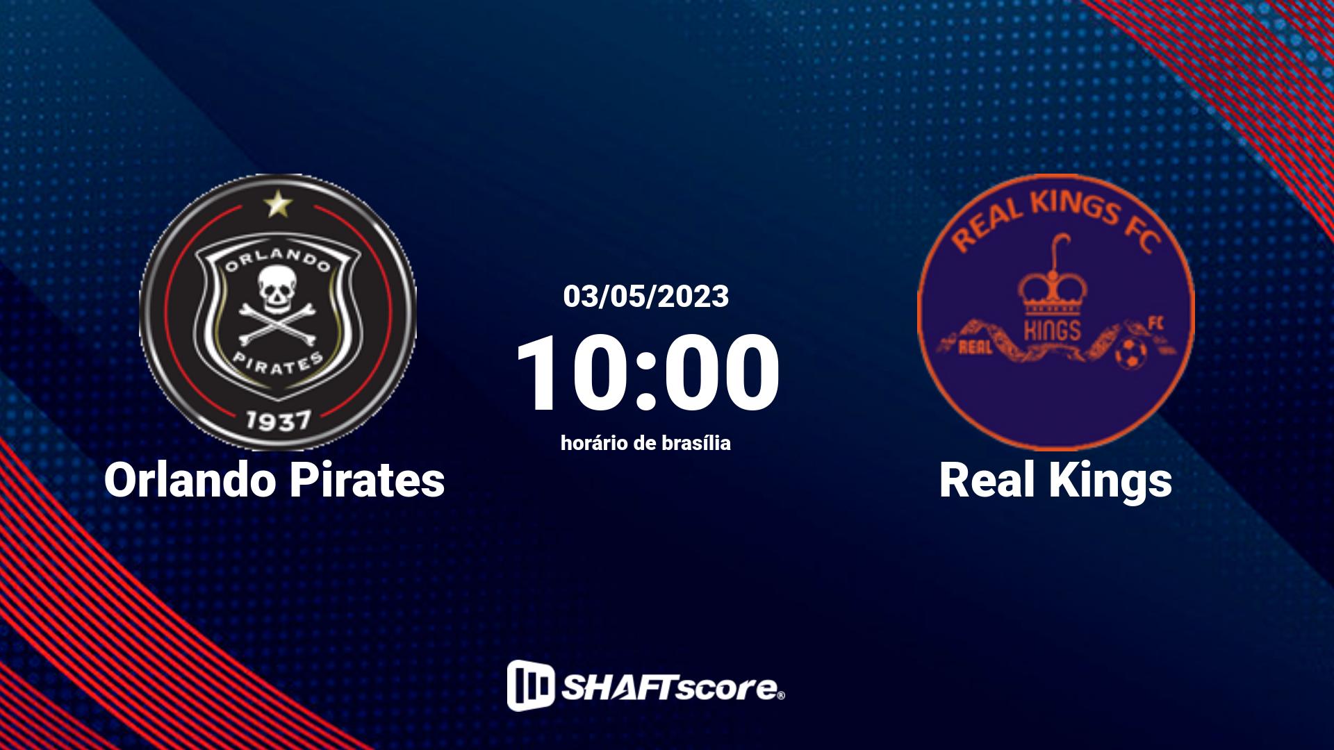 Estatísticas do jogo Orlando Pirates vs Real Kings 03.05 10:00