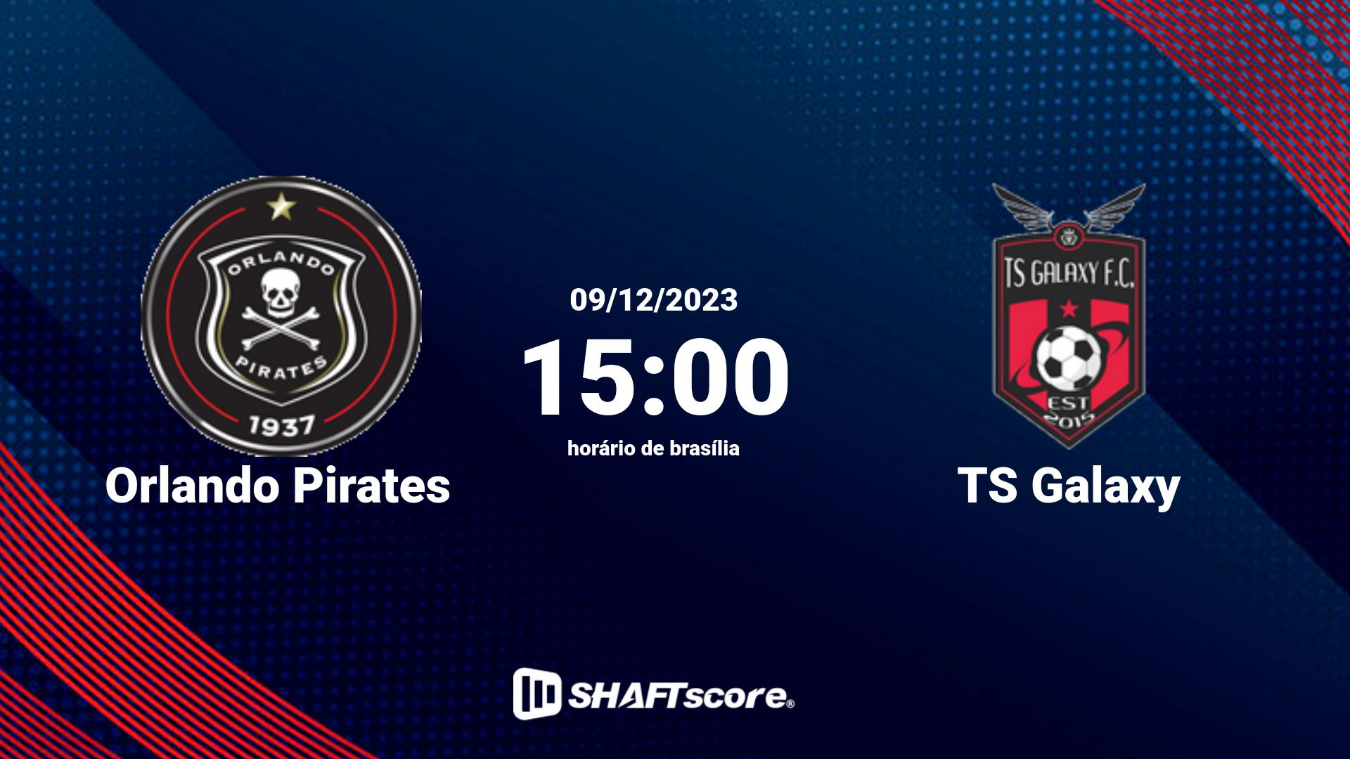 Estatísticas do jogo Orlando Pirates vs TS Galaxy 09.12 15:00