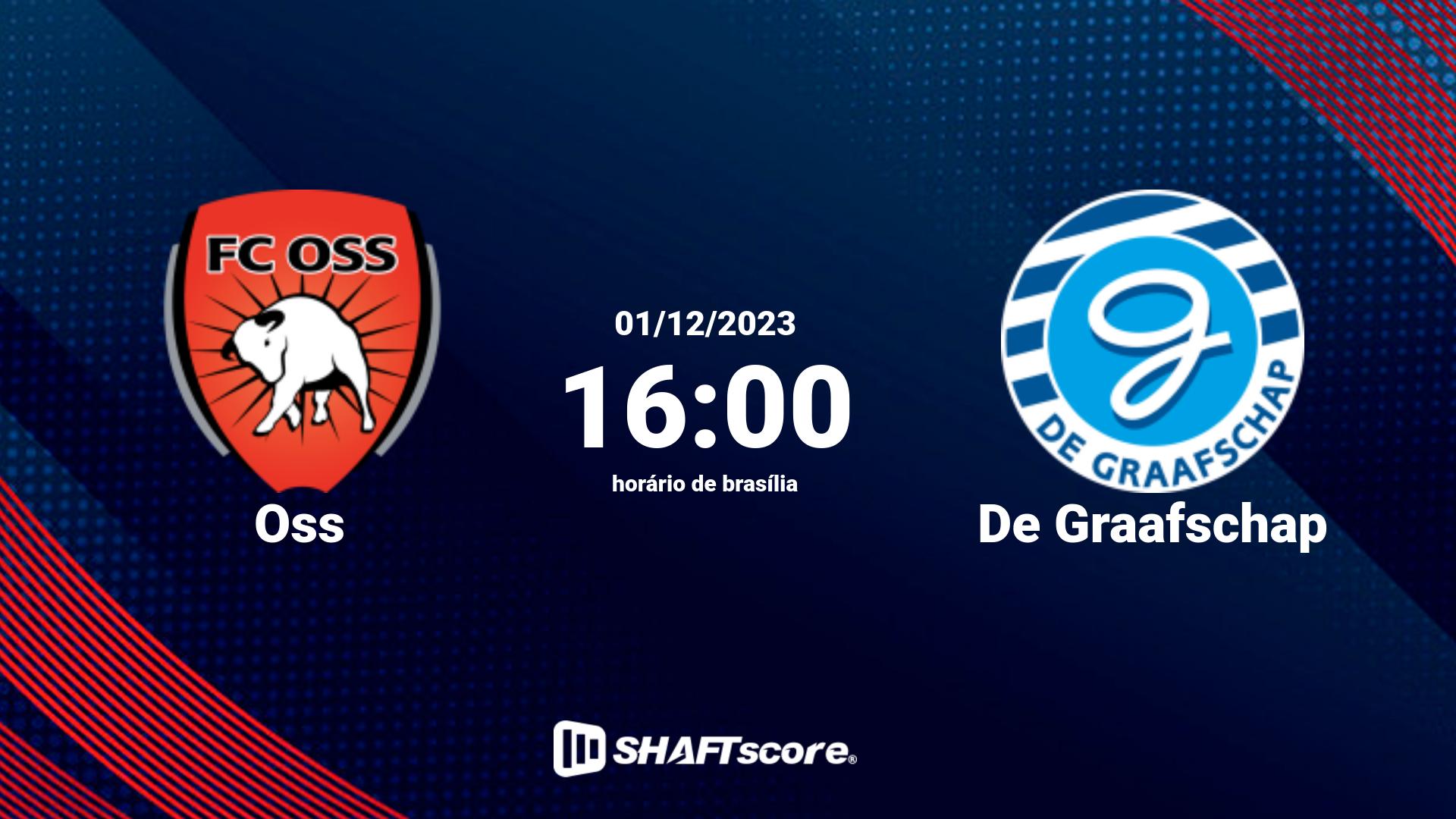 Estatísticas do jogo Oss vs De Graafschap 01.12 16:00