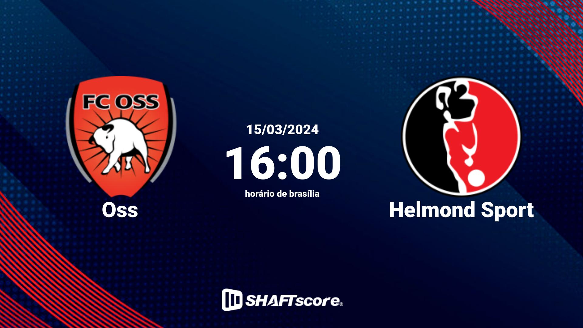 Estatísticas do jogo Oss vs Helmond Sport 15.03 16:00