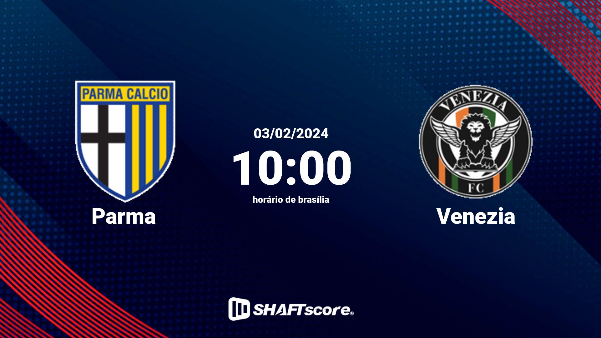 Estatísticas do jogo Parma vs Venezia 03.02 10:00