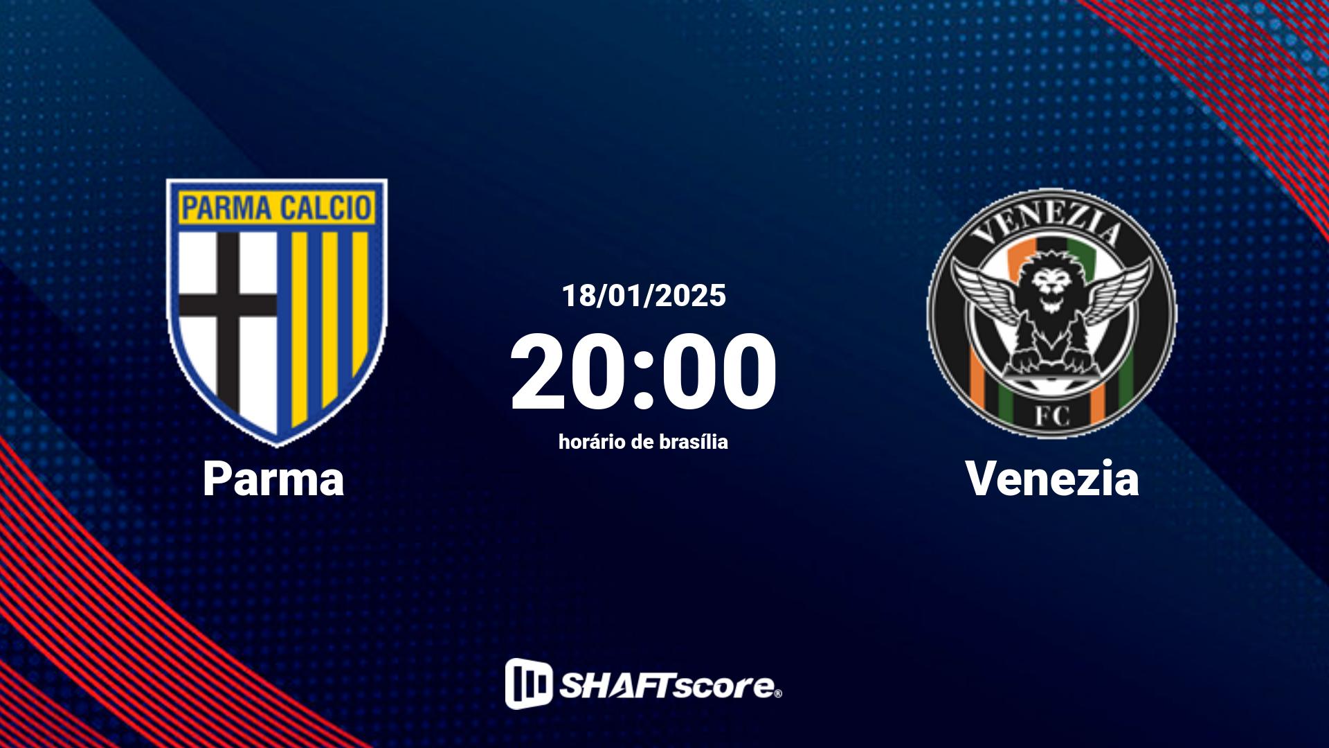 Estatísticas do jogo Parma vs Venezia 18.01 20:00