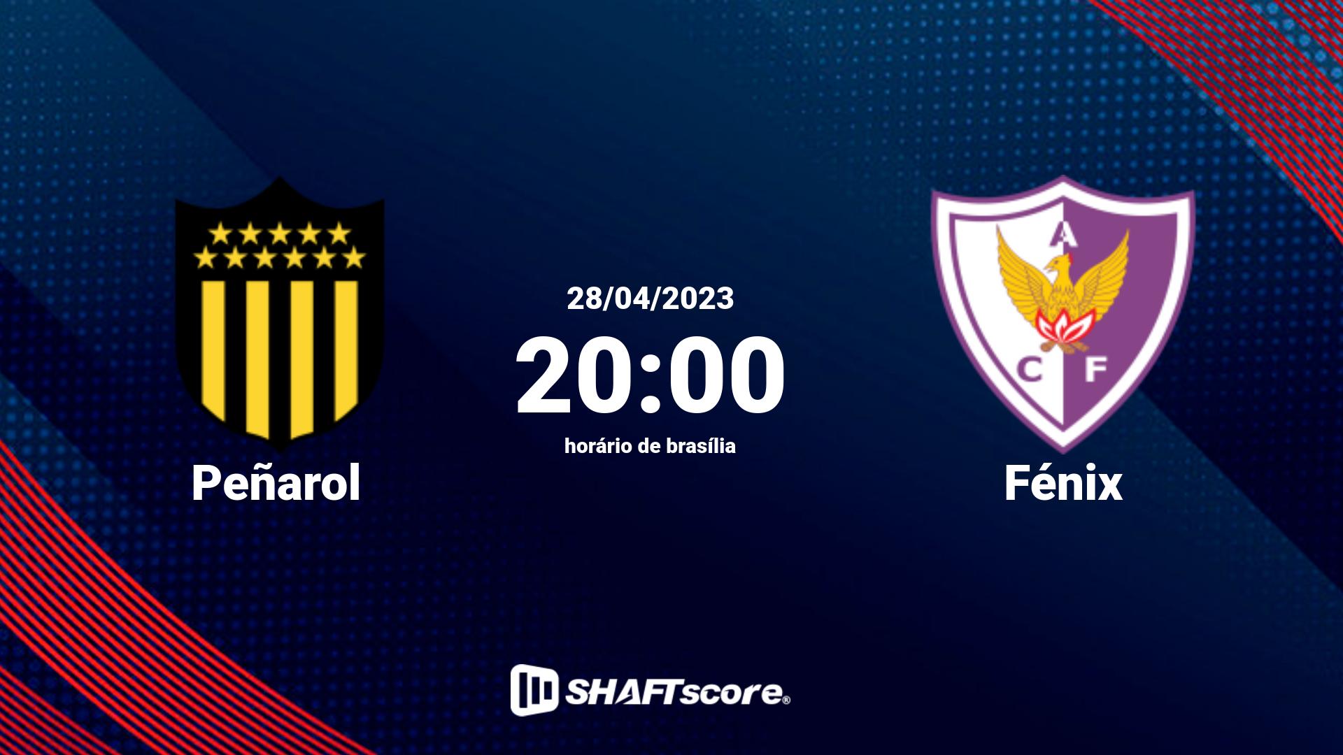 Estatísticas do jogo Peñarol vs Fénix 28.04 20:00