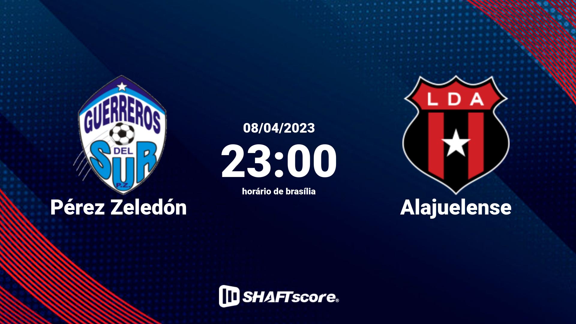 Estatísticas do jogo Pérez Zeledón vs Alajuelense 08.04 23:00