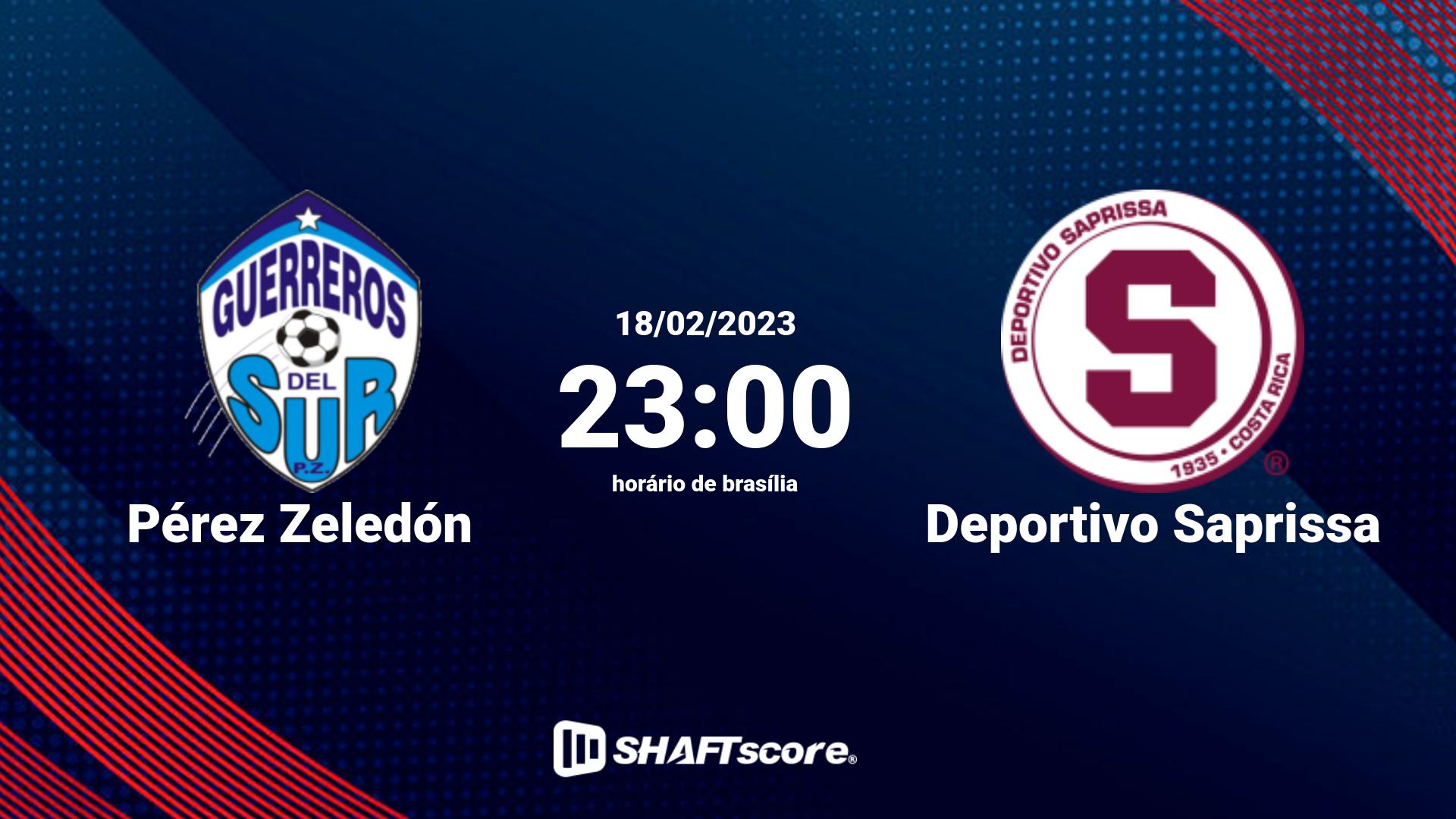 Estatísticas do jogo Pérez Zeledón vs Deportivo Saprissa 18.02 23:00