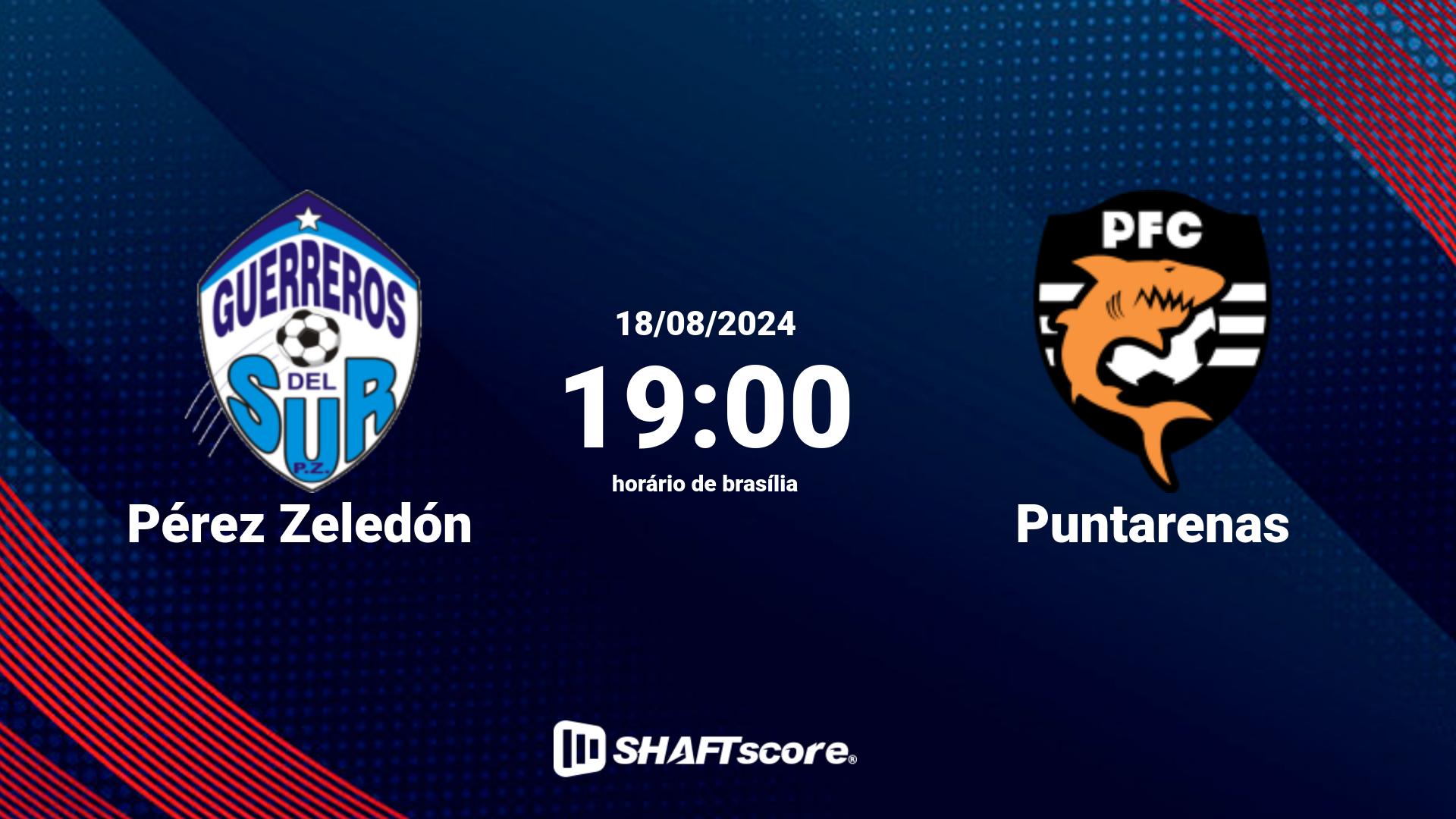 Estatísticas do jogo Pérez Zeledón vs Puntarenas 18.08 19:00