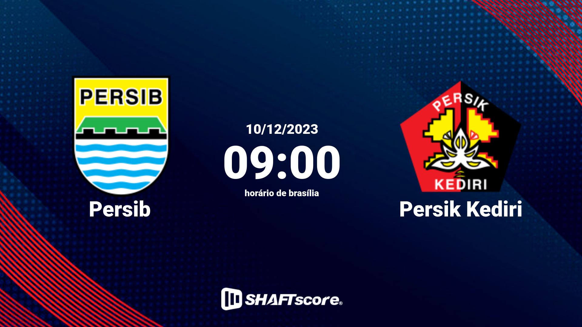 Estatísticas do jogo Persib vs Persik Kediri 10.12 09:00