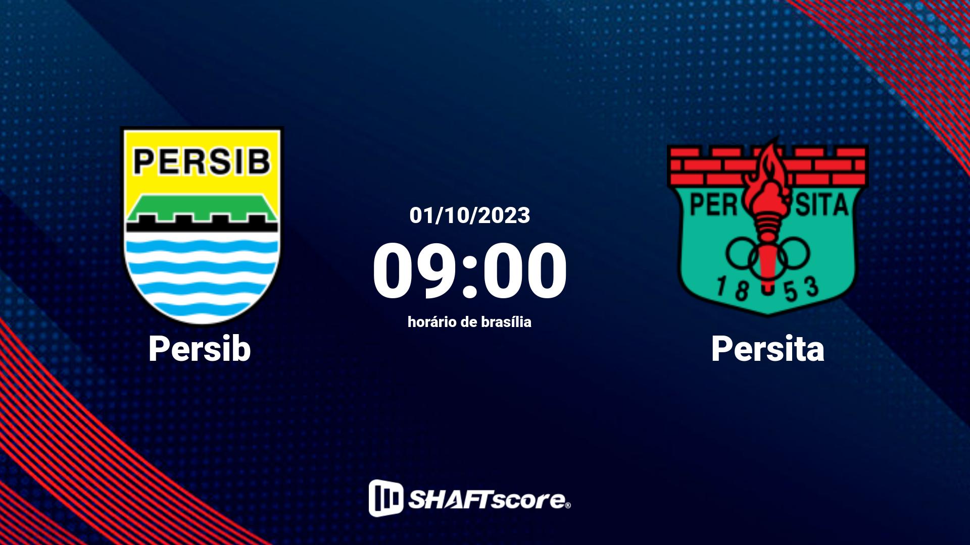 Estatísticas do jogo Persib vs Persita 01.10 09:00