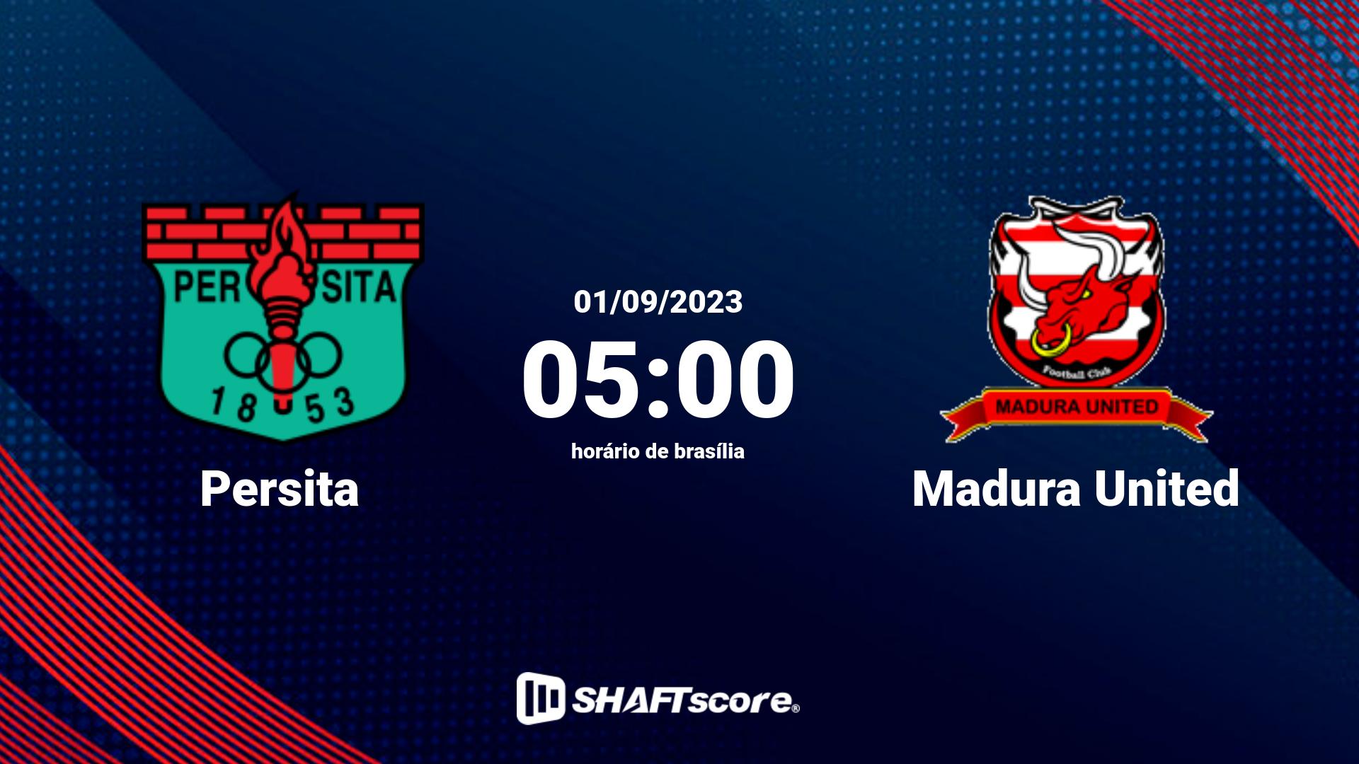 Estatísticas do jogo Persita vs Madura United 01.09 05:00