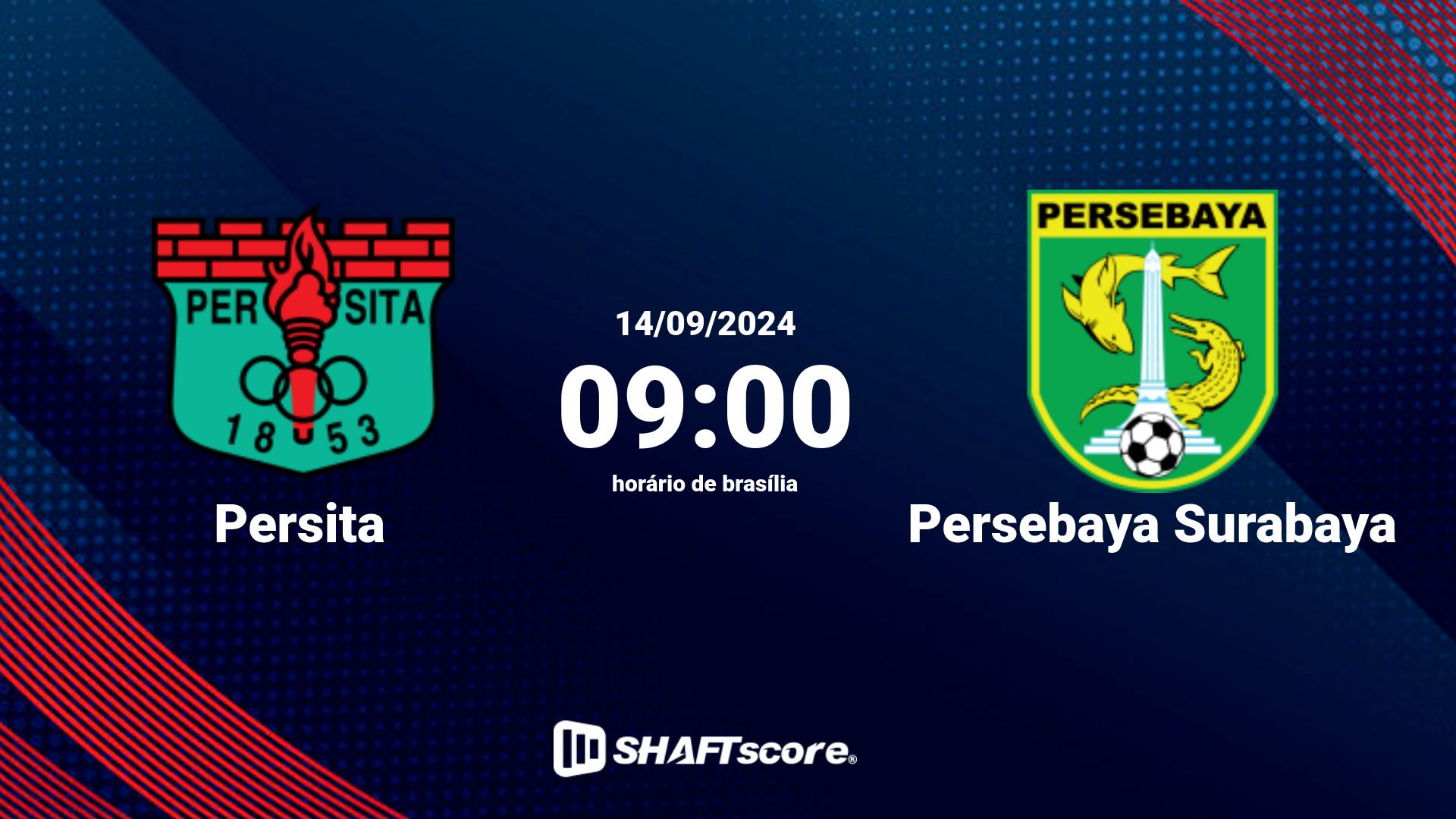 Estatísticas do jogo Persita vs Persebaya Surabaya 14.09 09:00