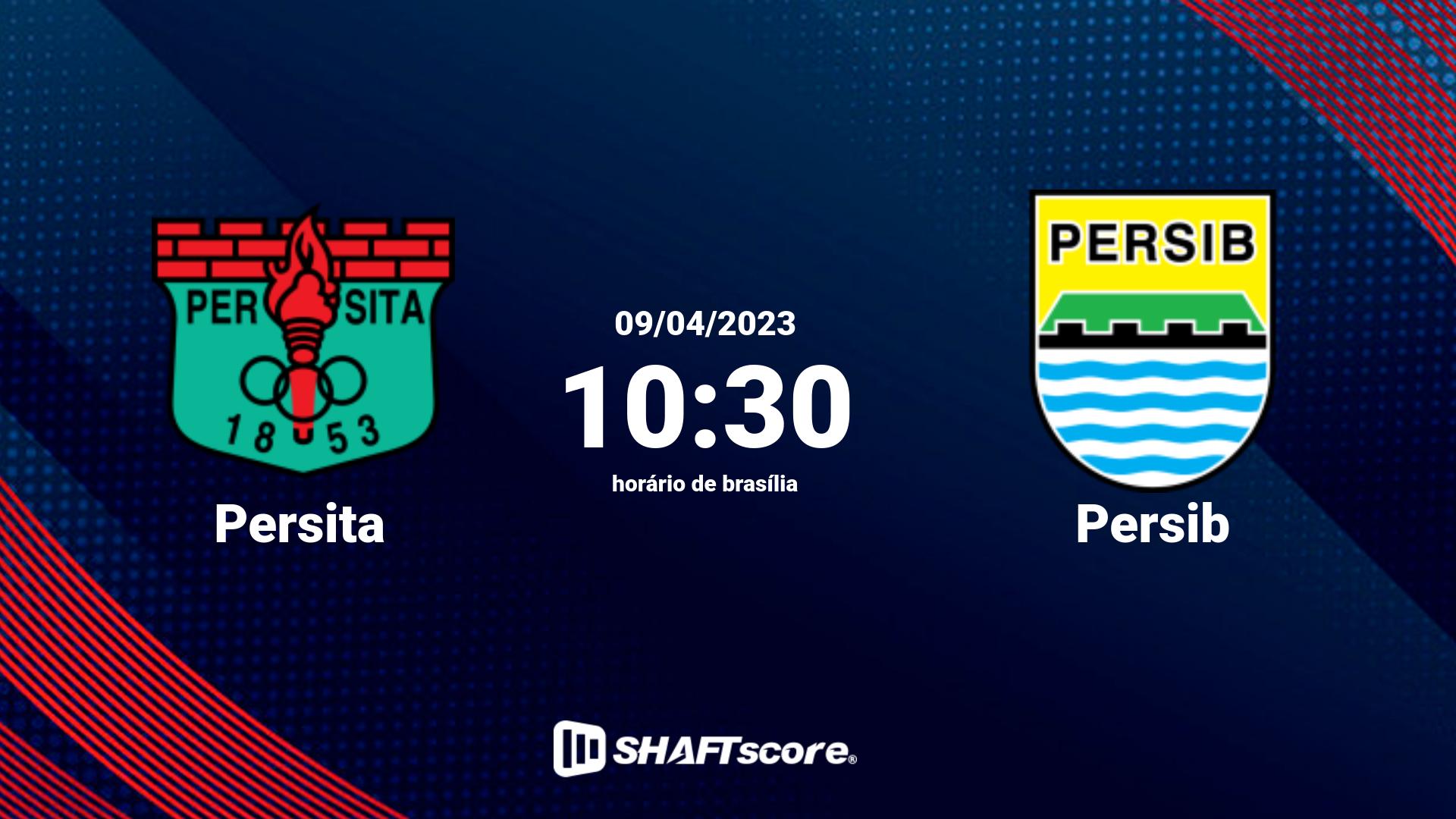 Estatísticas do jogo Persita vs Persib 09.04 10:30