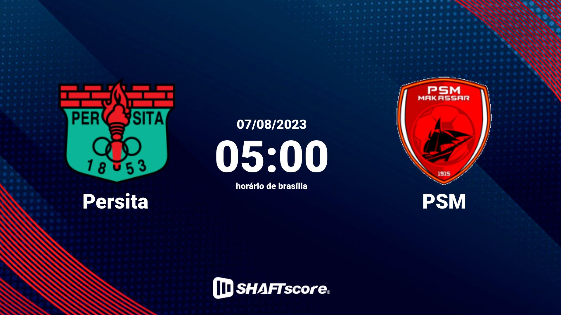 Estatísticas do jogo Persita vs PSM 07.08 05:00