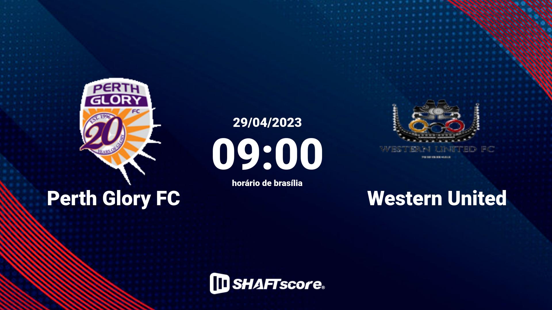 Estatísticas do jogo Perth Glory FC vs Western United 29.04 09:00