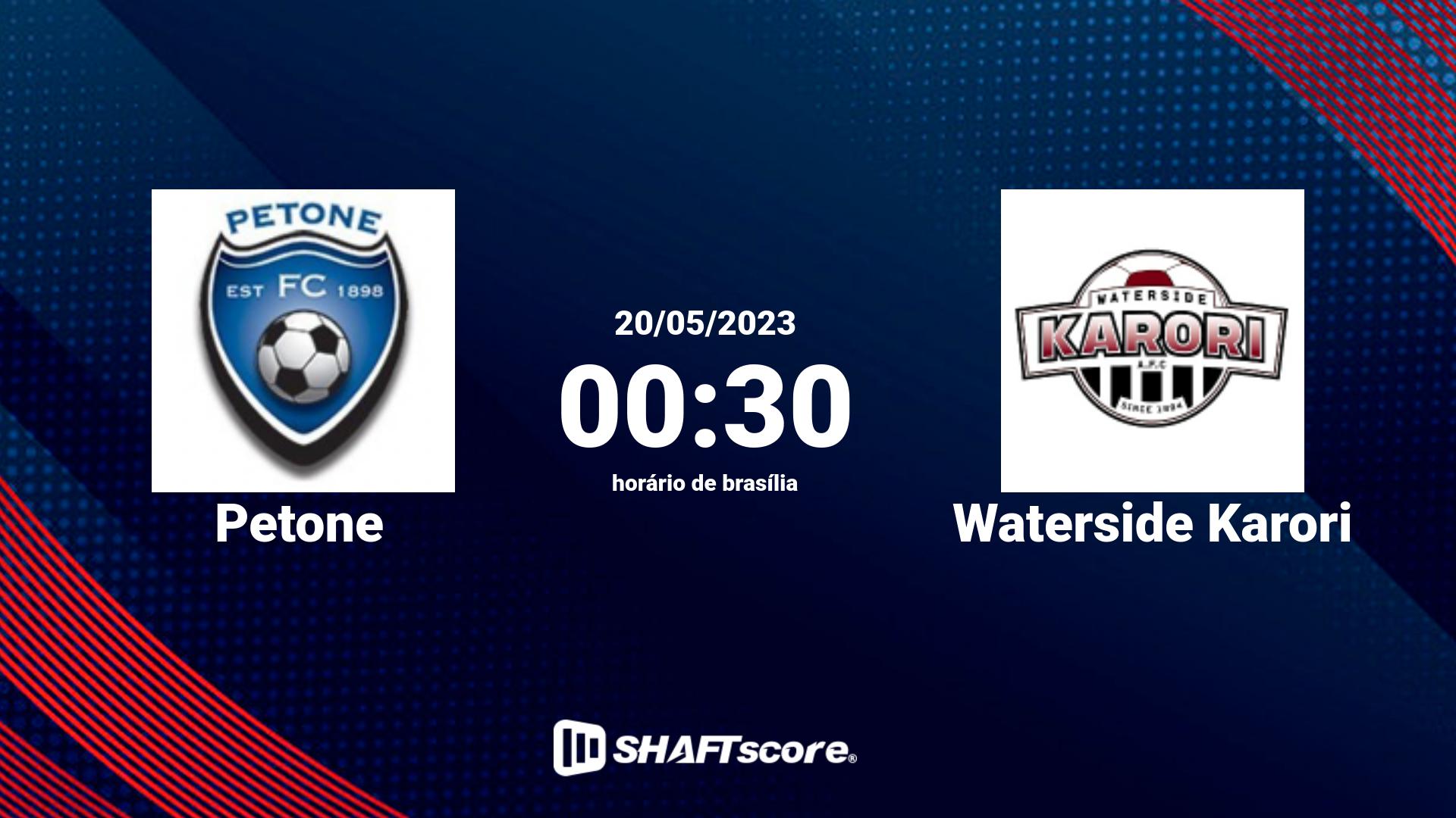Estatísticas do jogo Petone vs Waterside Karori 20.05 00:30