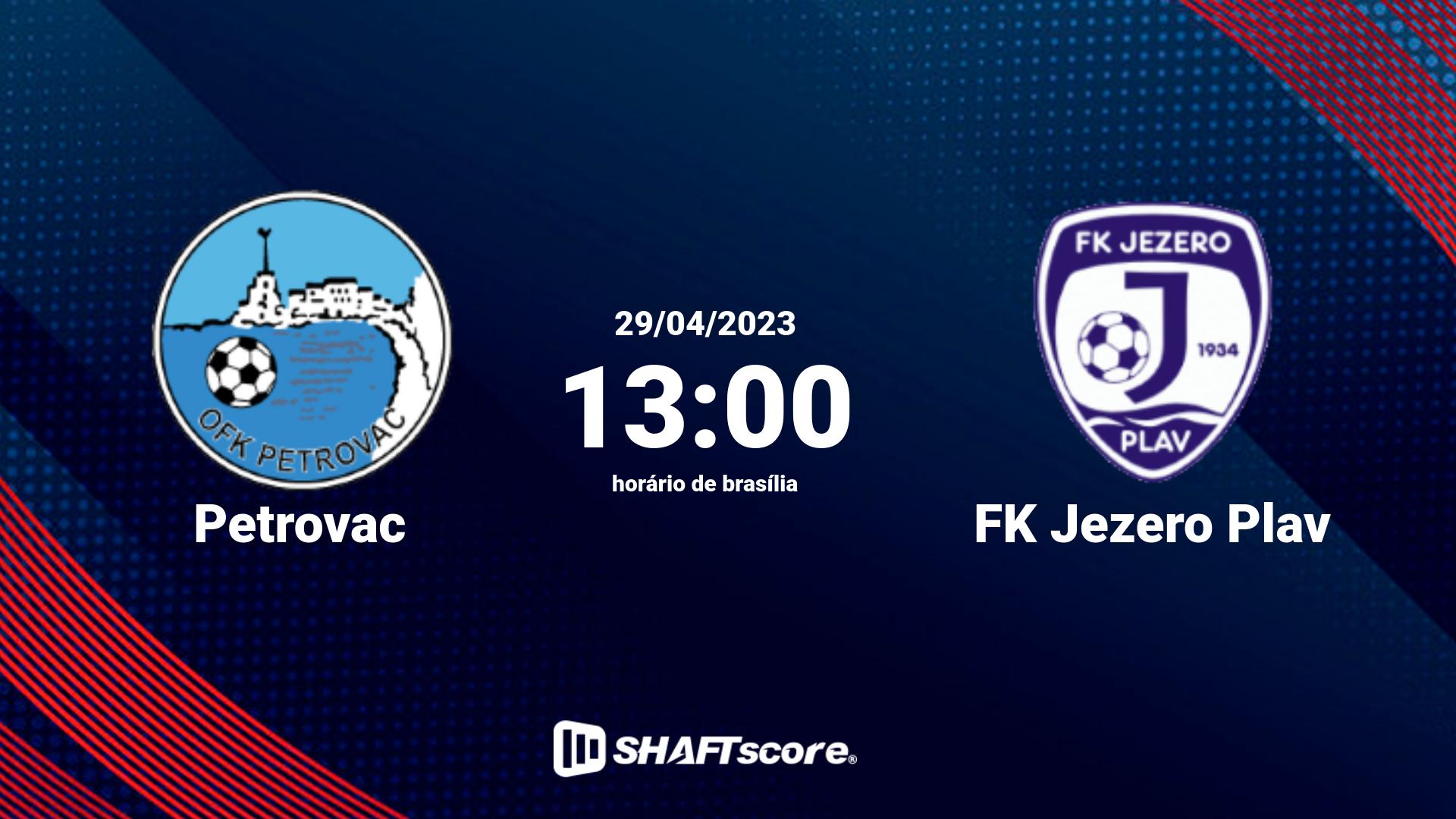 Estatísticas do jogo Petrovac vs FK Jezero Plav 29.04 13:00