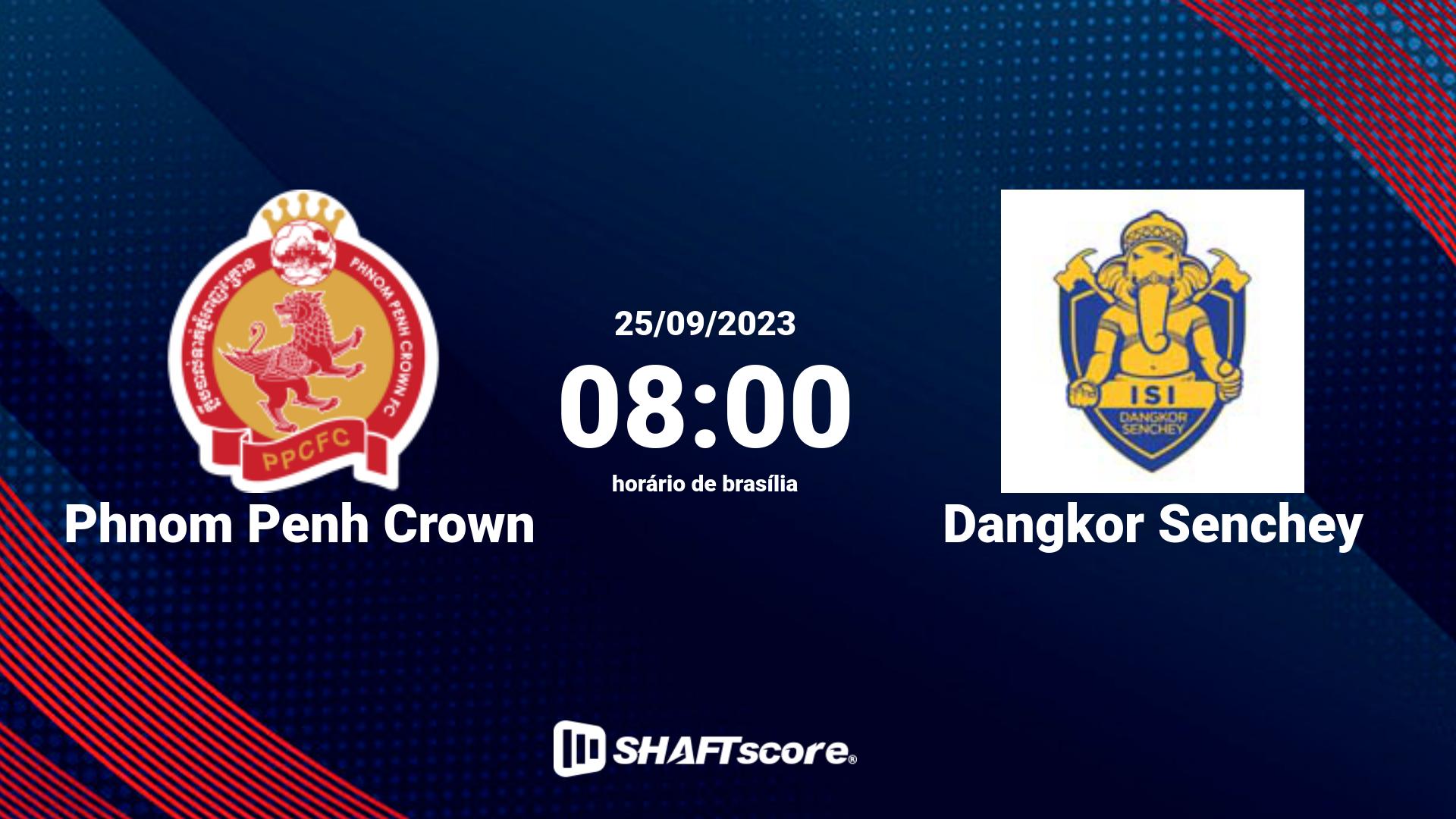 Estatísticas do jogo Phnom Penh Crown vs Dangkor Senchey 25.09 08:00