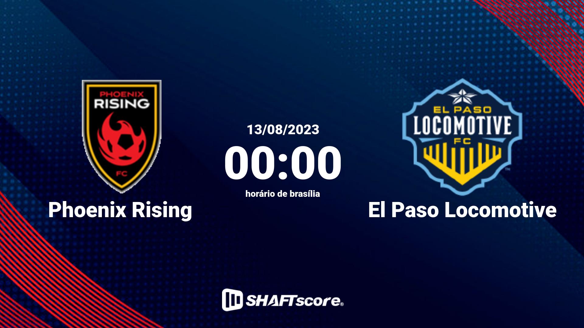 Estatísticas do jogo Phoenix Rising vs El Paso Locomotive 13.08 00:00