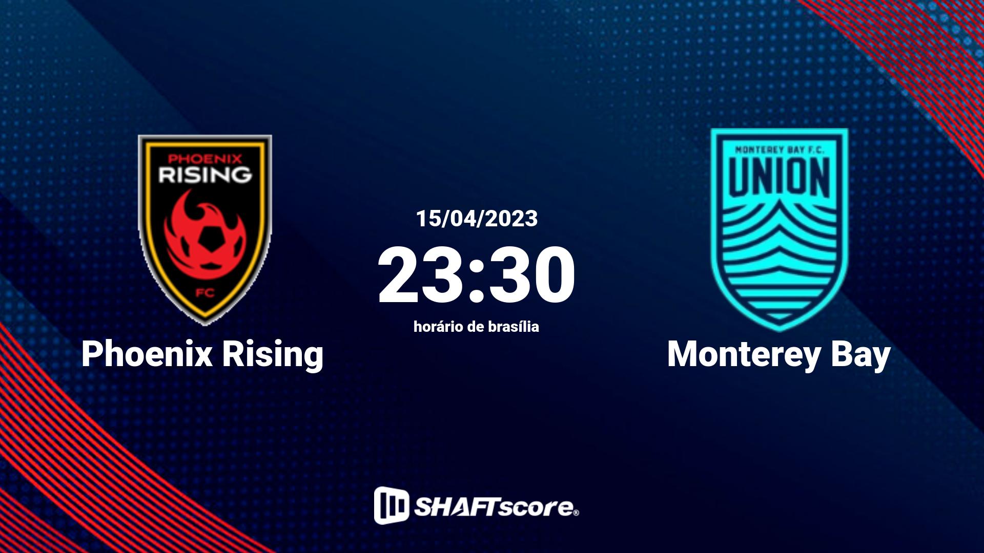 Estatísticas do jogo Phoenix Rising vs Monterey Bay 15.04 23:30