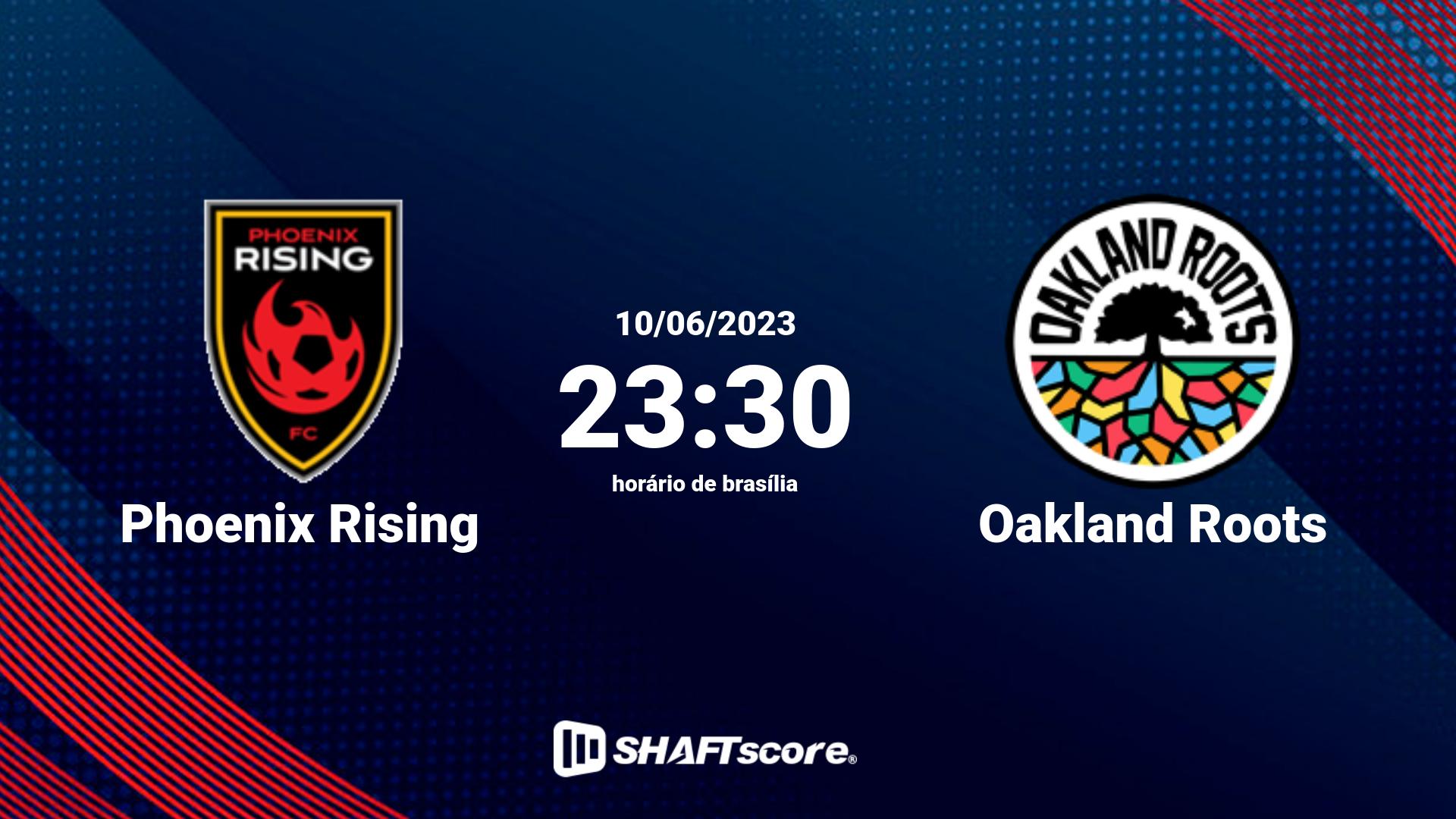 Estatísticas do jogo Phoenix Rising vs Oakland Roots 10.06 23:30