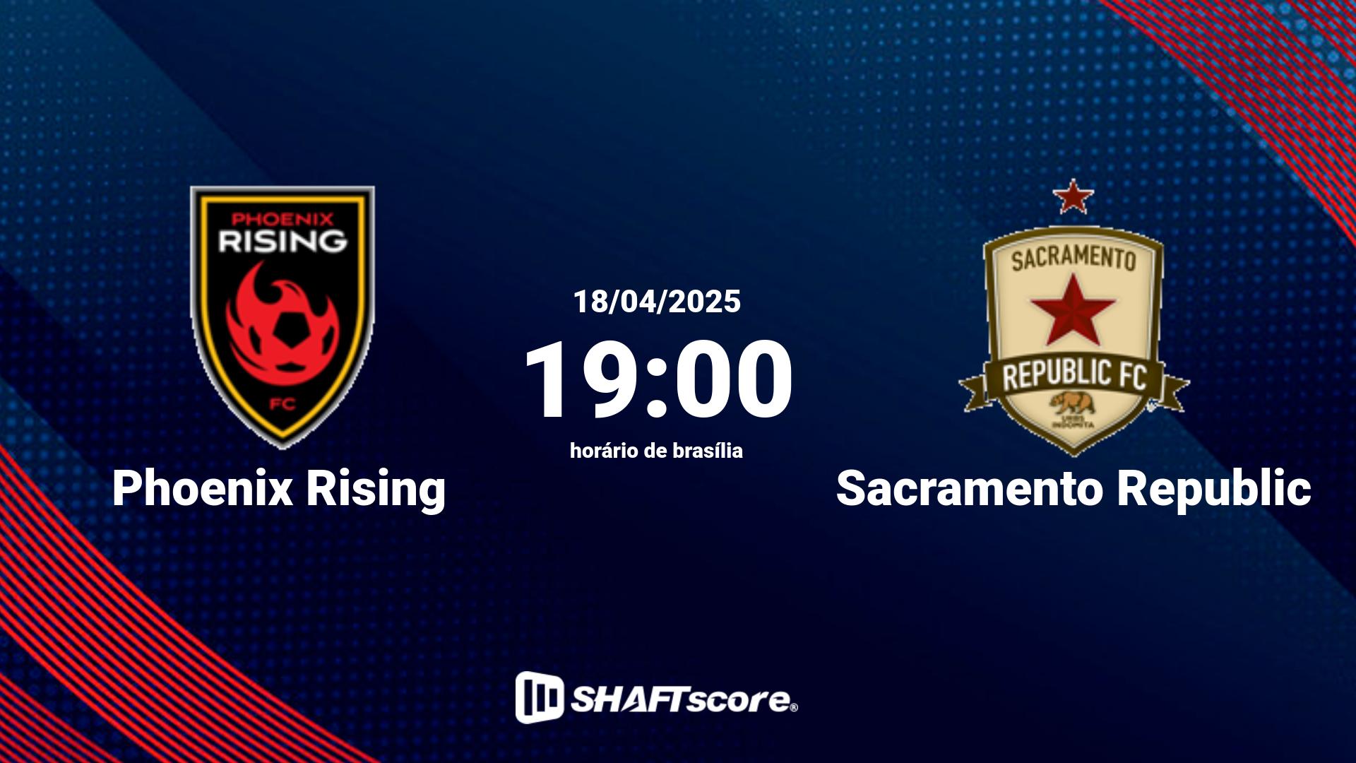 Estatísticas do jogo Phoenix Rising vs Sacramento Republic 18.04 19:00