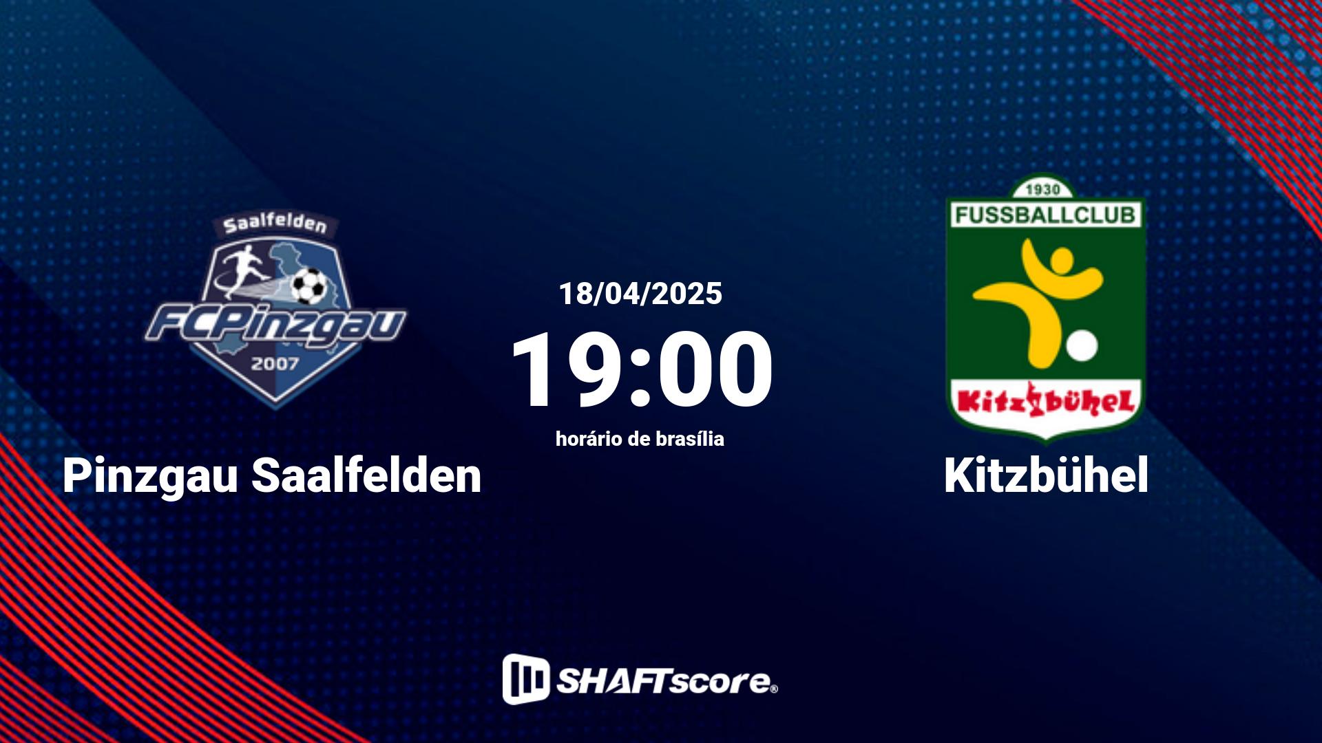 Estatísticas do jogo Pinzgau Saalfelden vs Kitzbühel 18.04 19:00