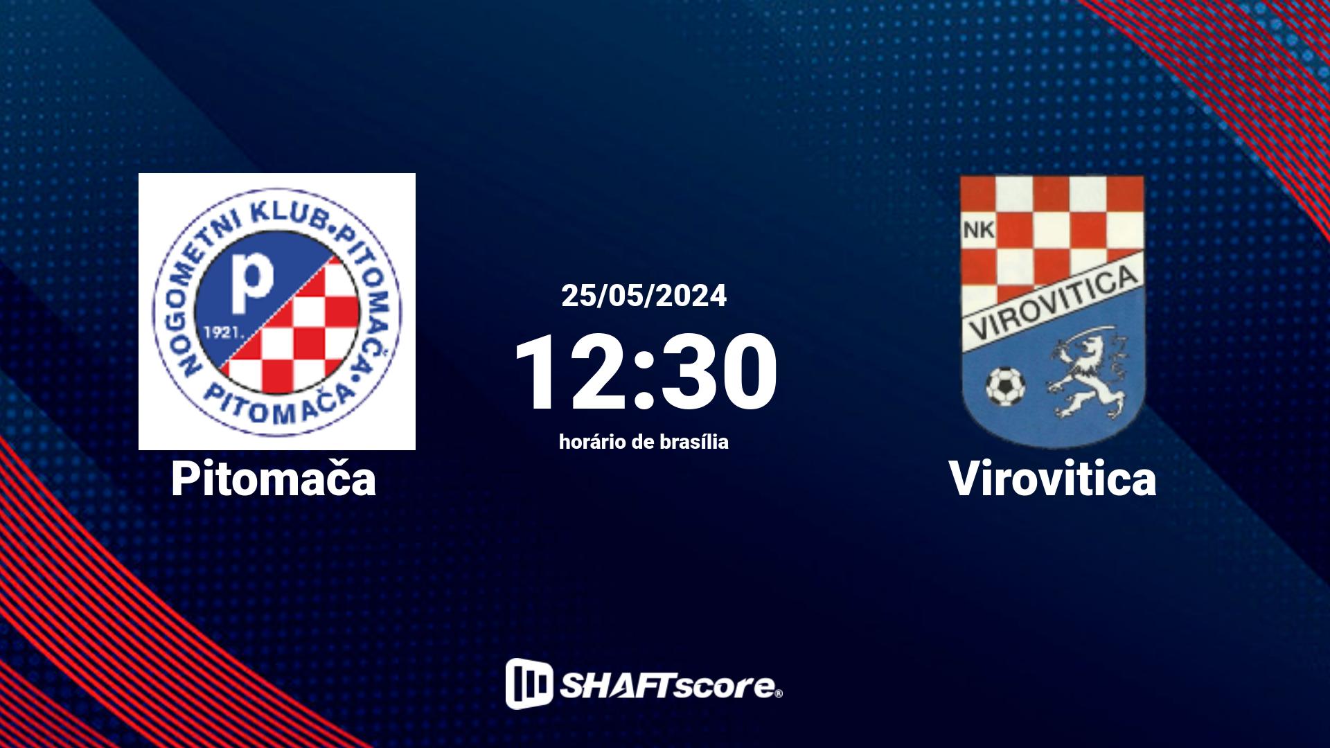 Estatísticas do jogo Pitomača vs Virovitica 25.05 12:30