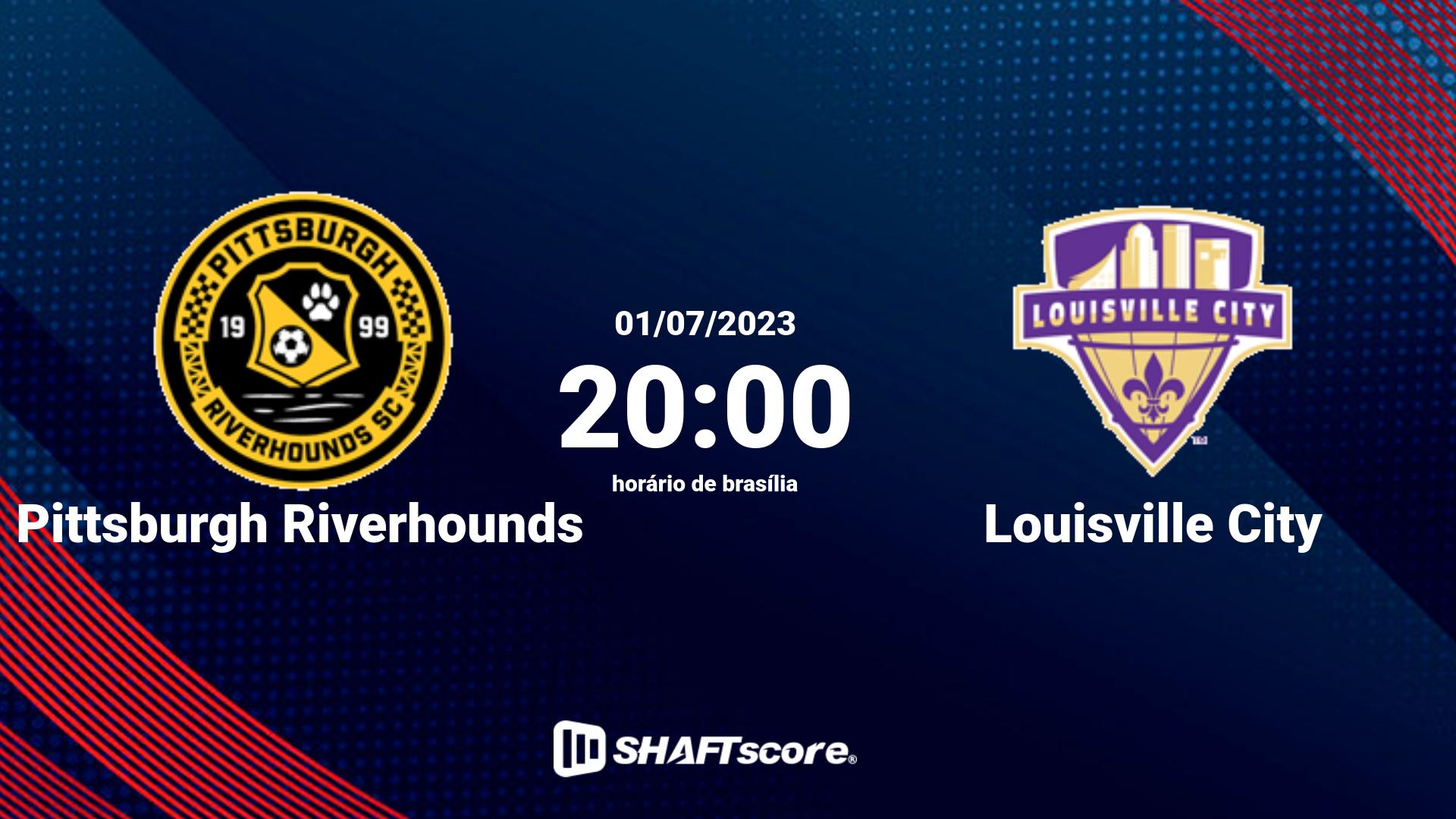 Estatísticas do jogo Pittsburgh Riverhounds vs Louisville City 01.07 20:00