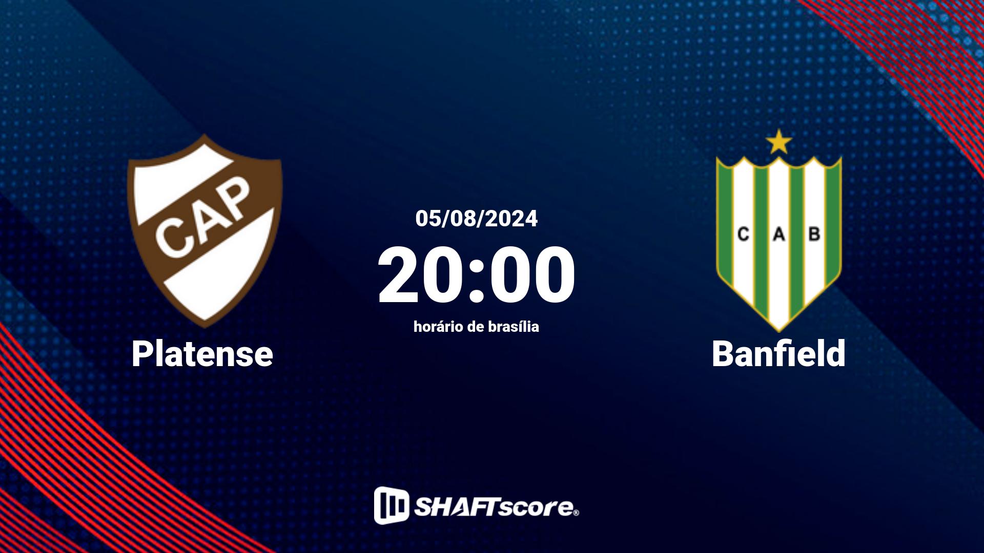 Estatísticas do jogo Platense vs Banfield 05.08 20:00